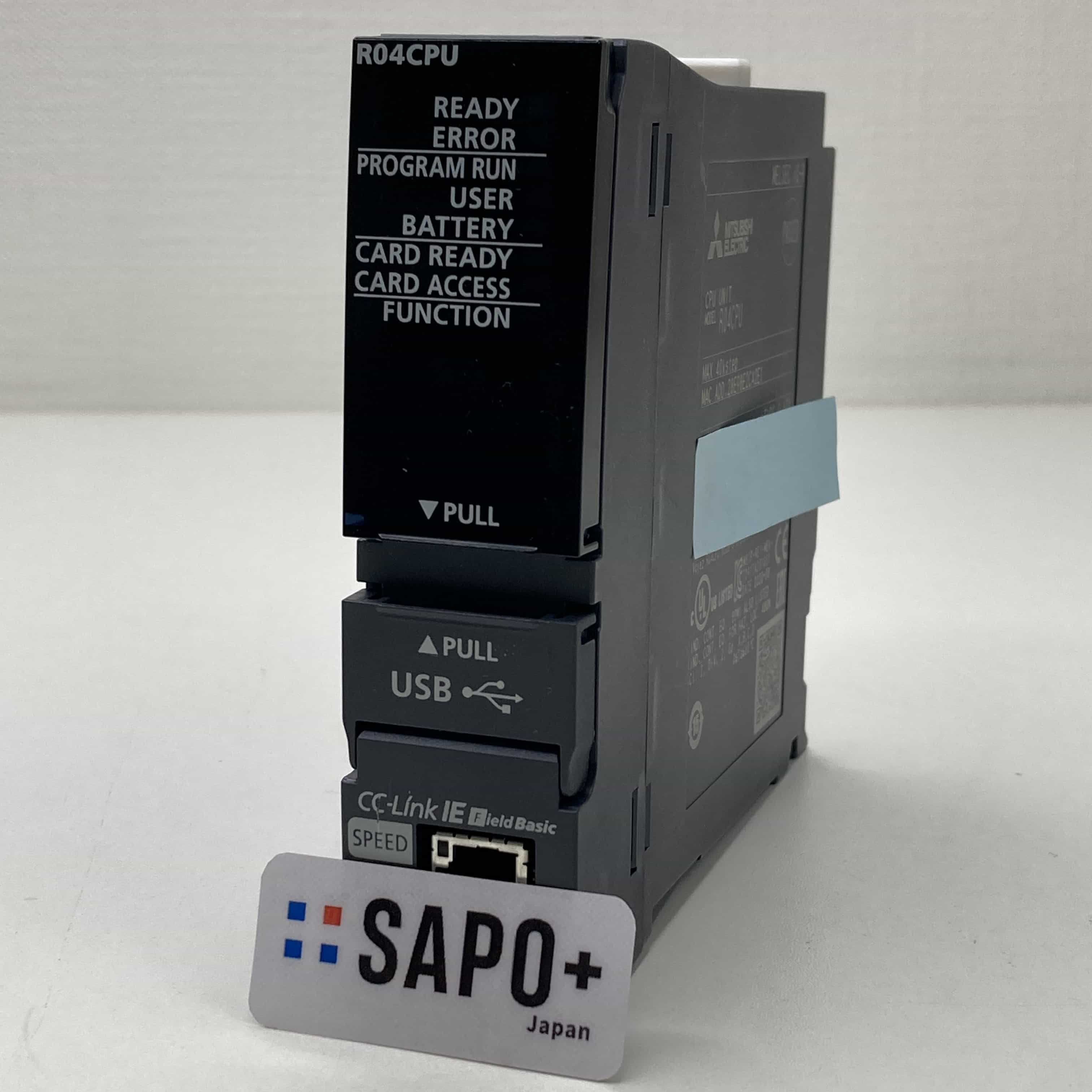R04CPU 2020年製 初期化済 PLC CPUユニット 三菱電機