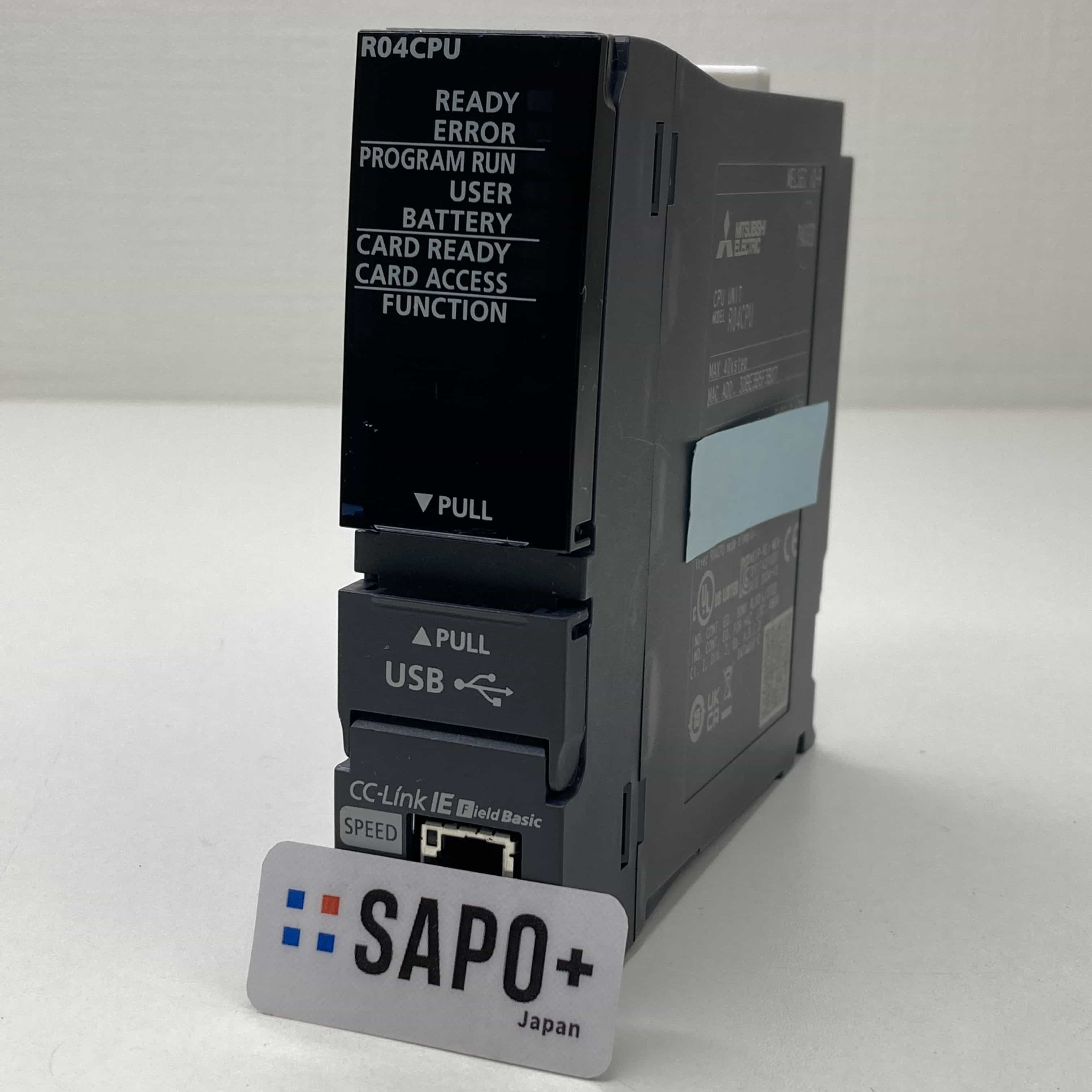 R04CPU 2024年製 初期化済 PLC CPUユニット 三菱電機