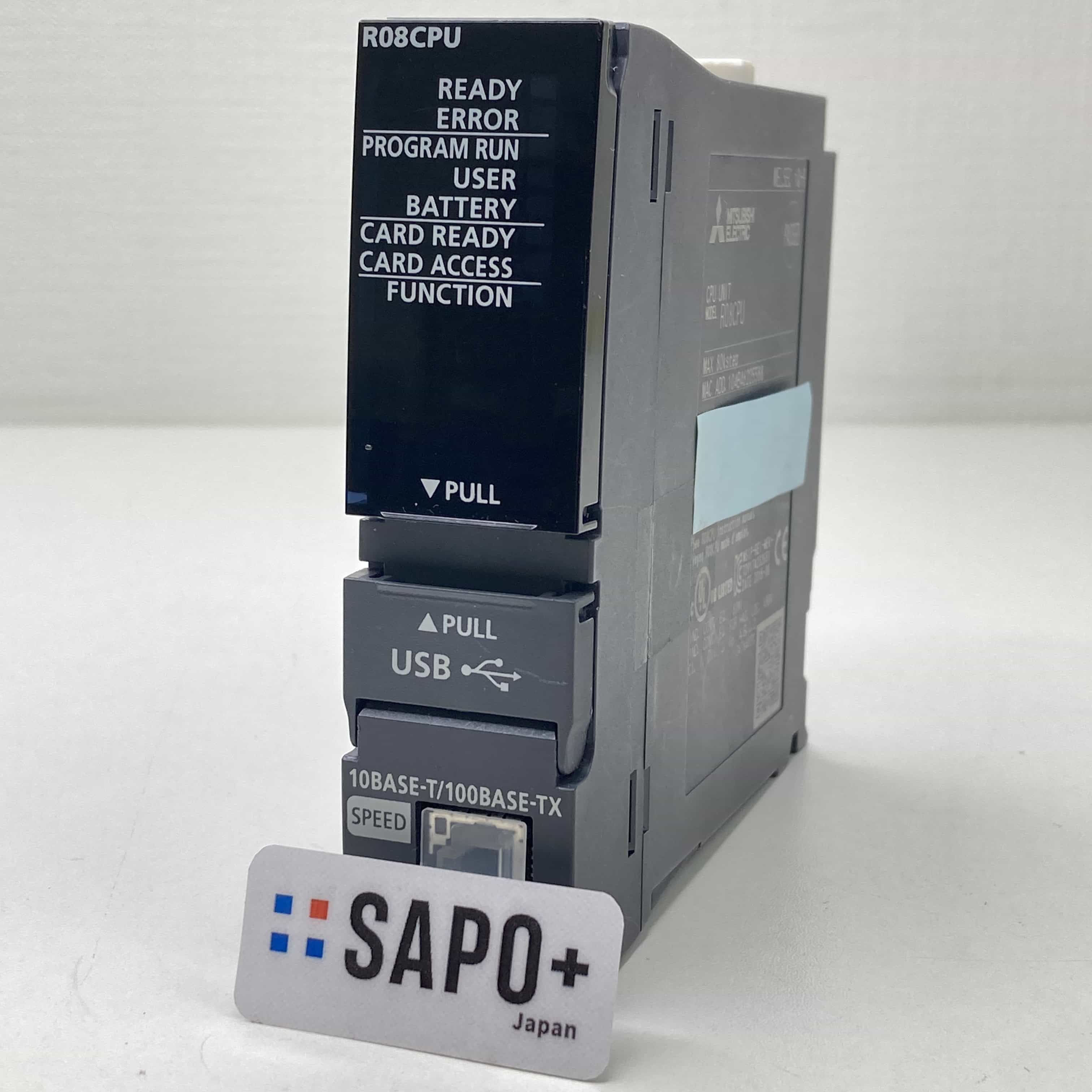 R08CPU 2015年製 初期化済 PLC CPUユニット 三菱電機
