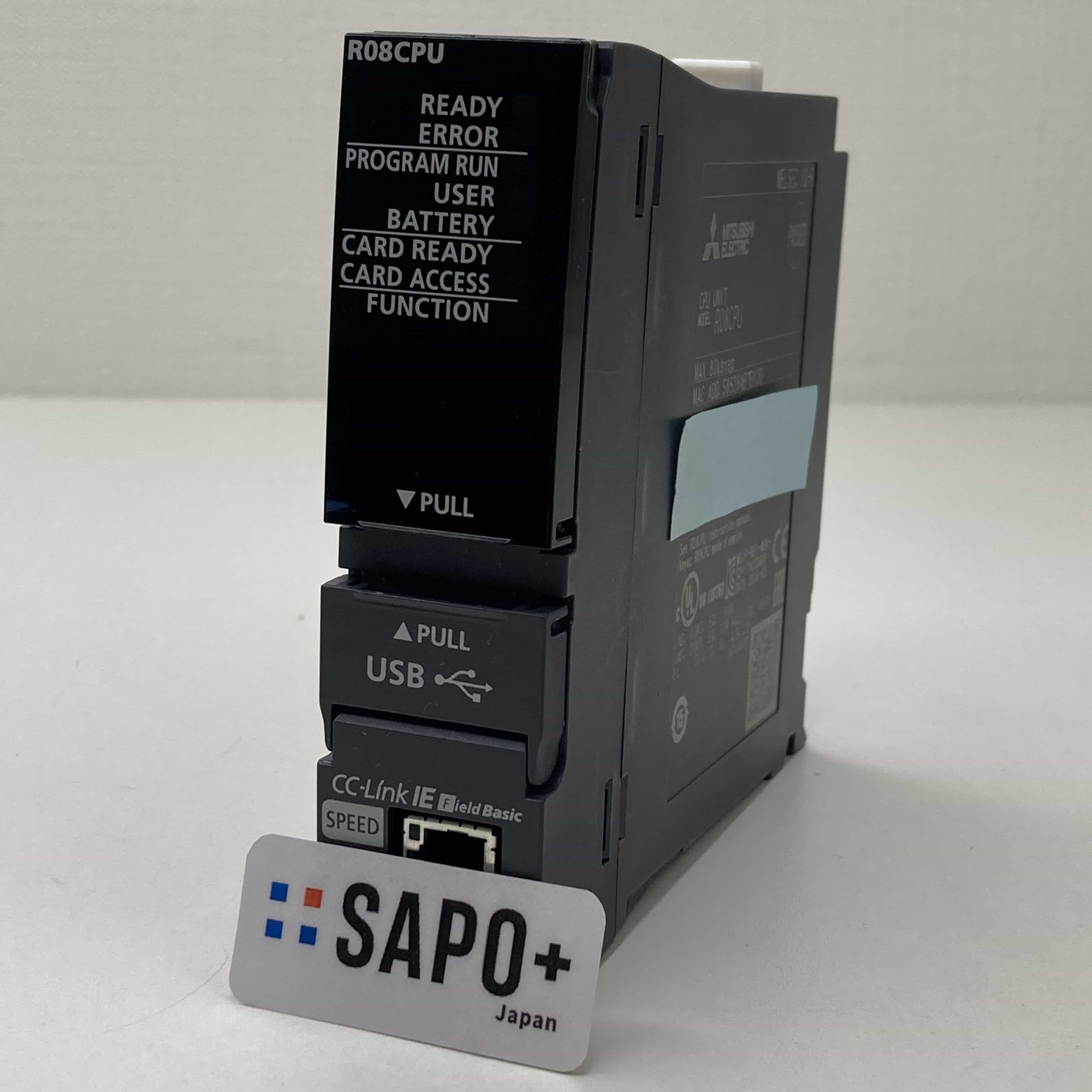 R08CPU 2018年製 初期化済 PLC CPUユニット 三菱電機