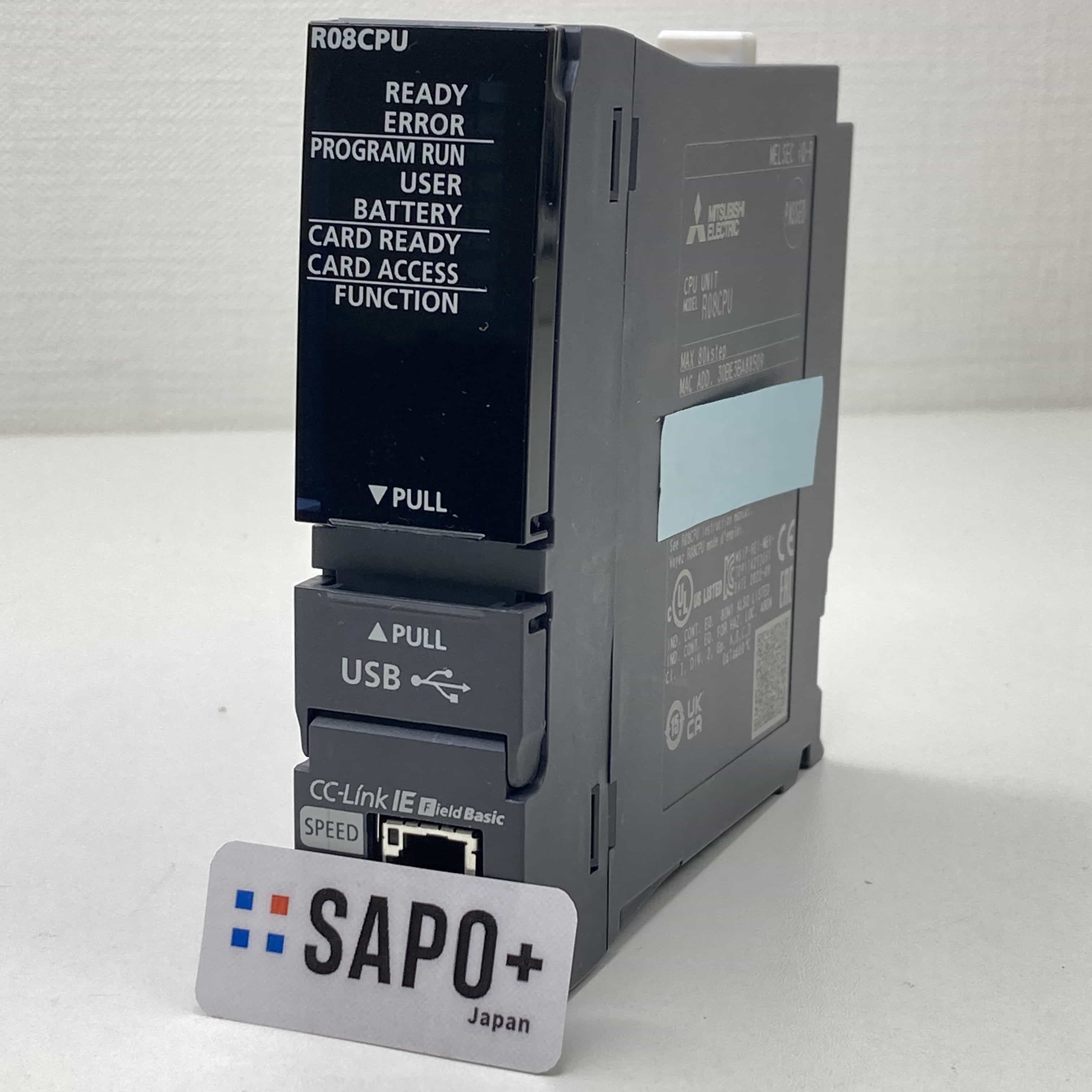 R08CPU 2022年製 初期化済 PLC CPUユニット 三菱電機
