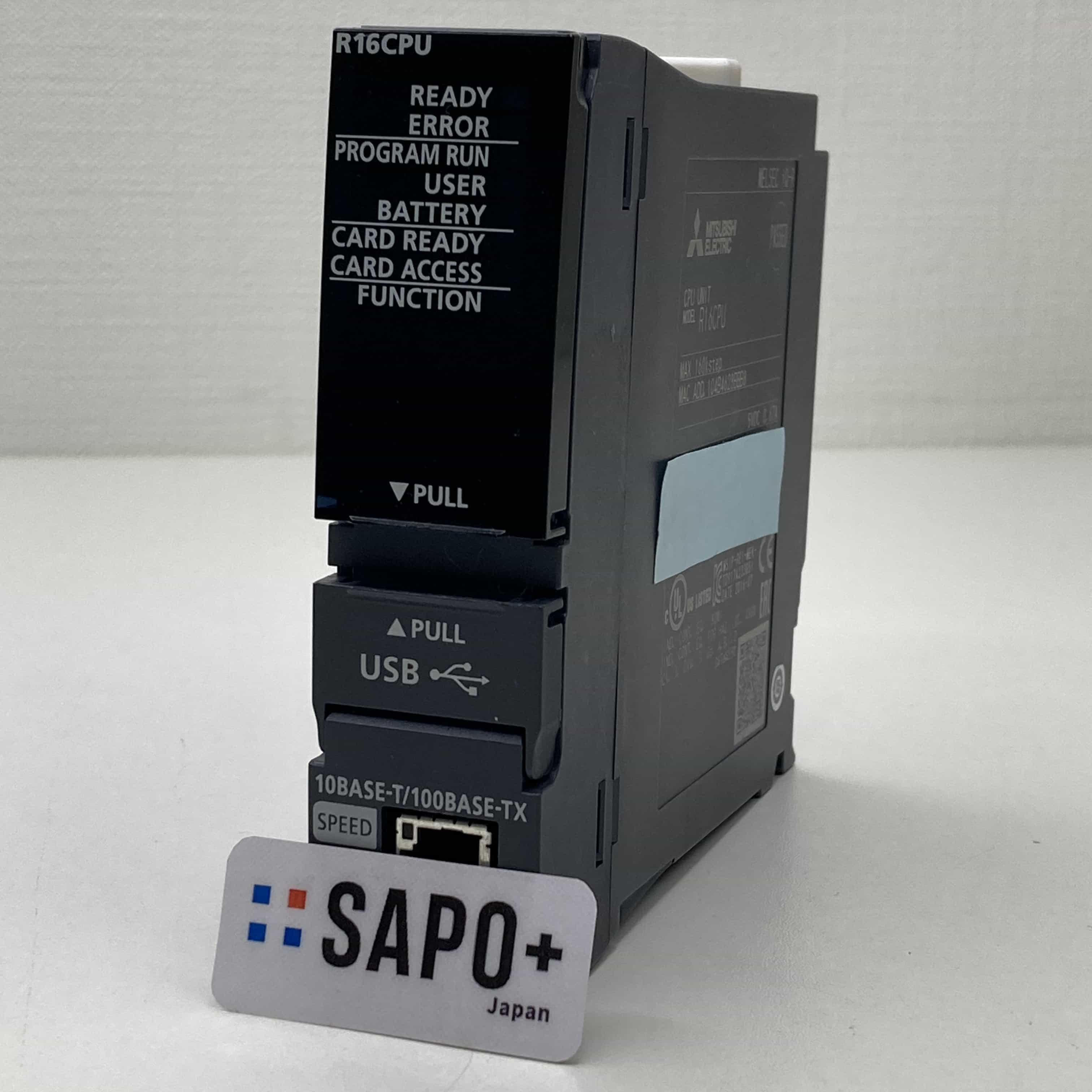 R16CPU 2016年製 初期化済 PLC CPUユニット 三菱電機
