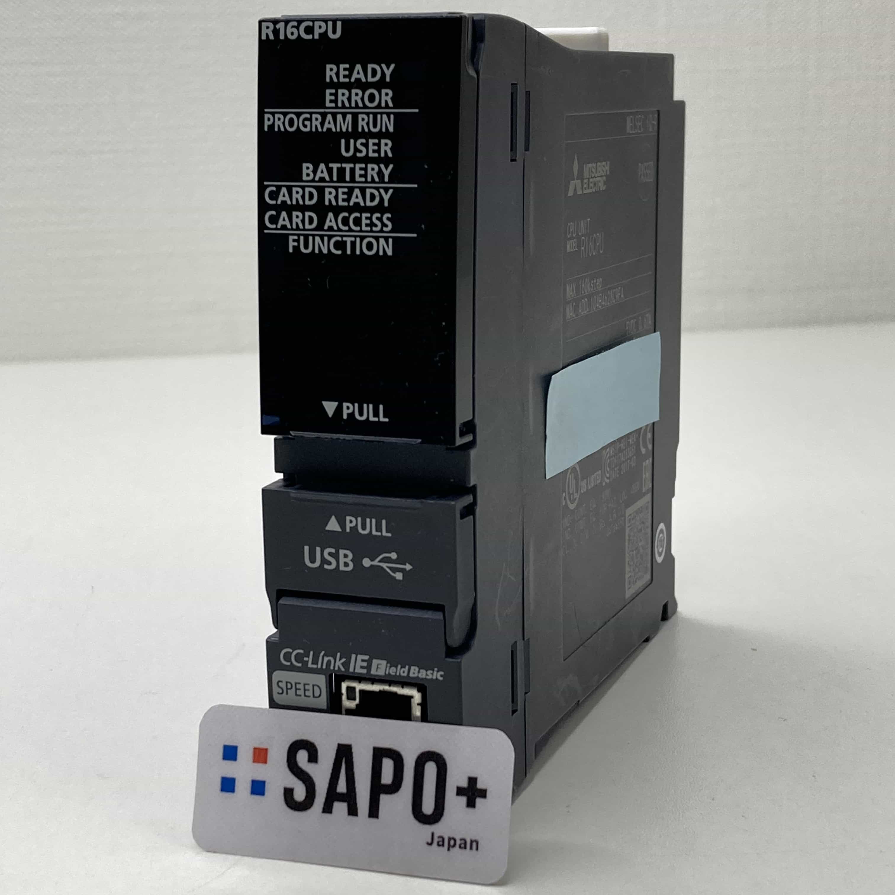 R16CPU 2017年製 初期化済 PLC CPUユニット 三菱電機