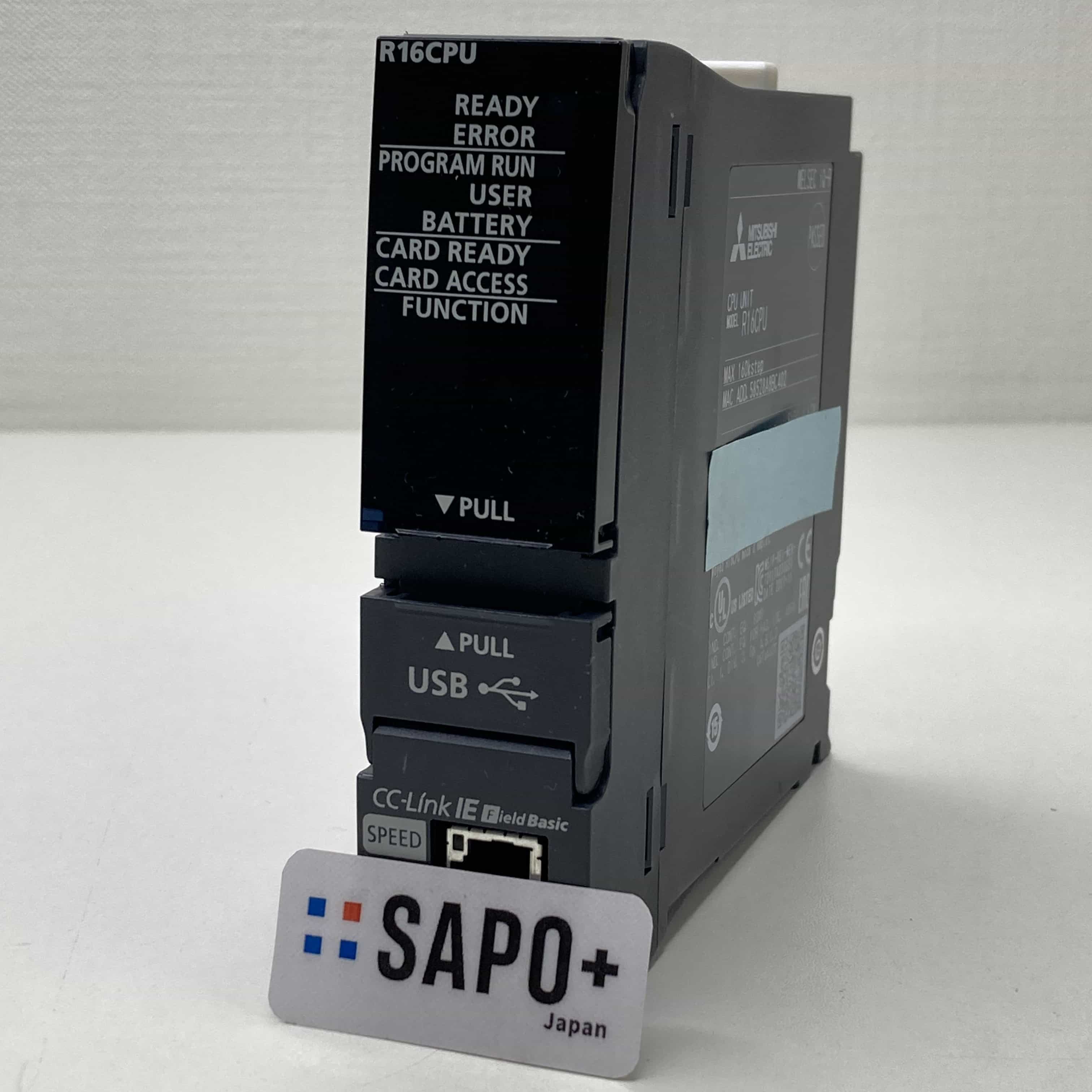 R16CPU 2017年製 初期化済 PLC CPUユニット 三菱電機