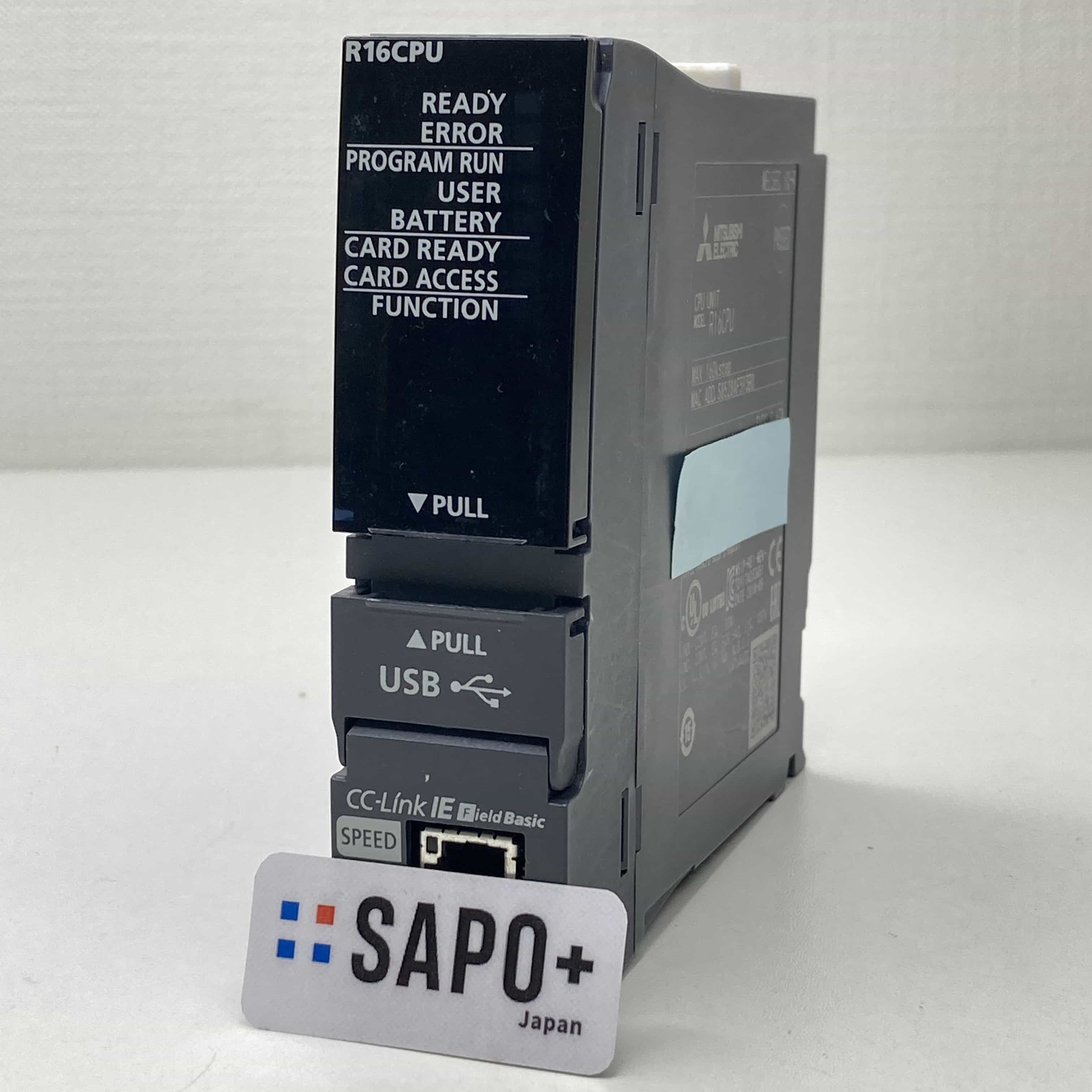 R16CPU 2018年製 初期化済 PLC CPUユニット 三菱電機