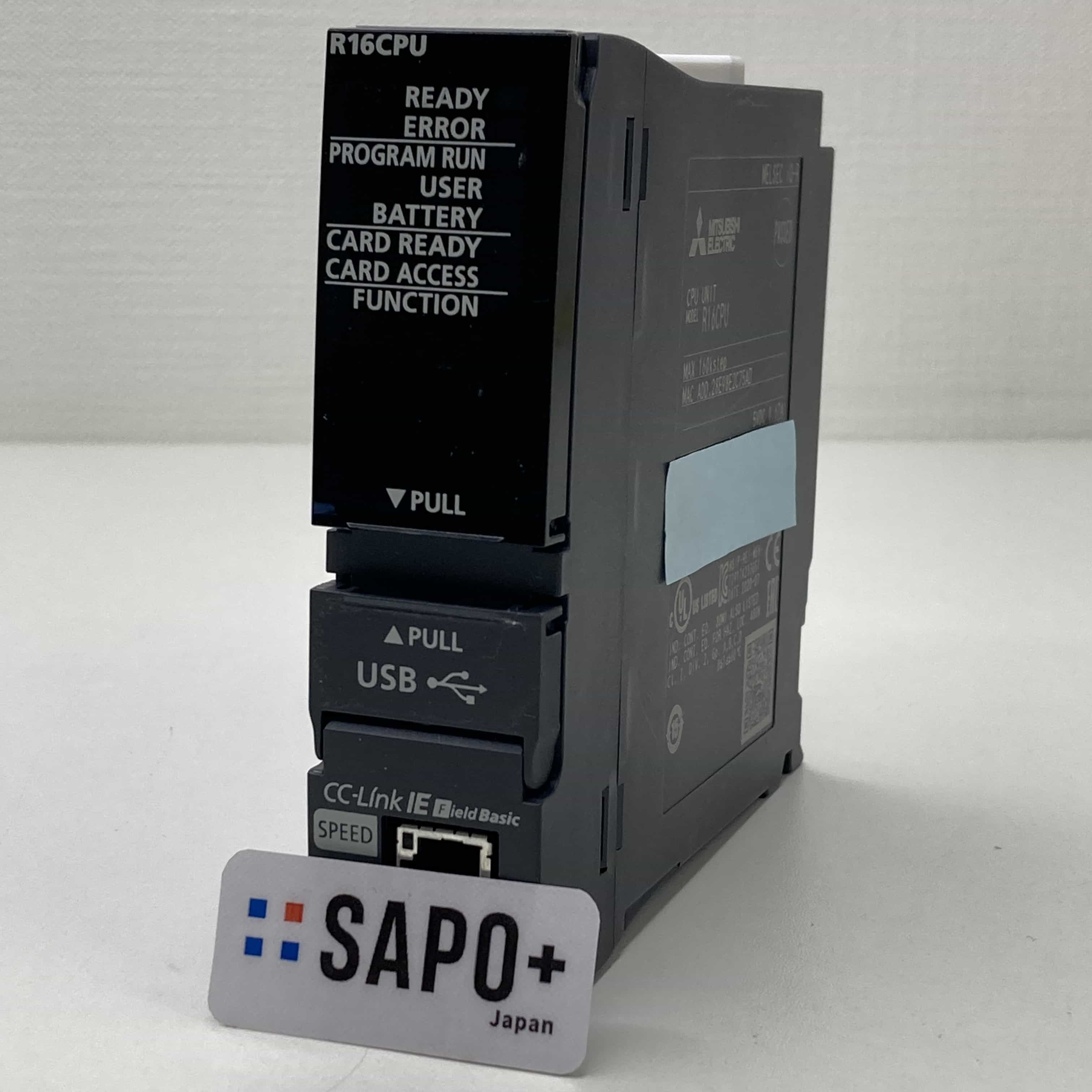 R16CPU 2020年製 初期化済 PLC CPUユニット 三菱電機