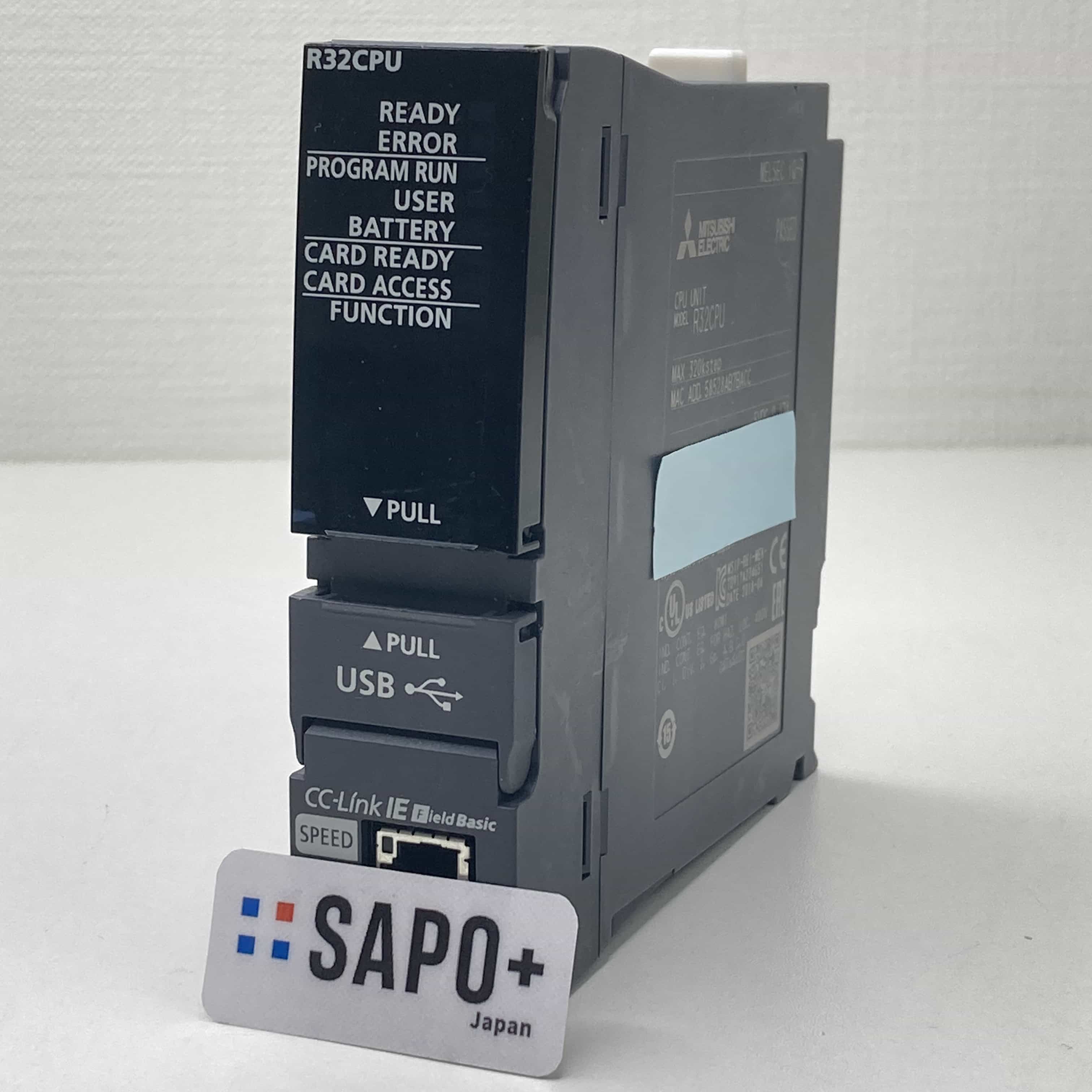 R32CPU 2018年製 初期化済 PLC CPUユニット 三菱電機
