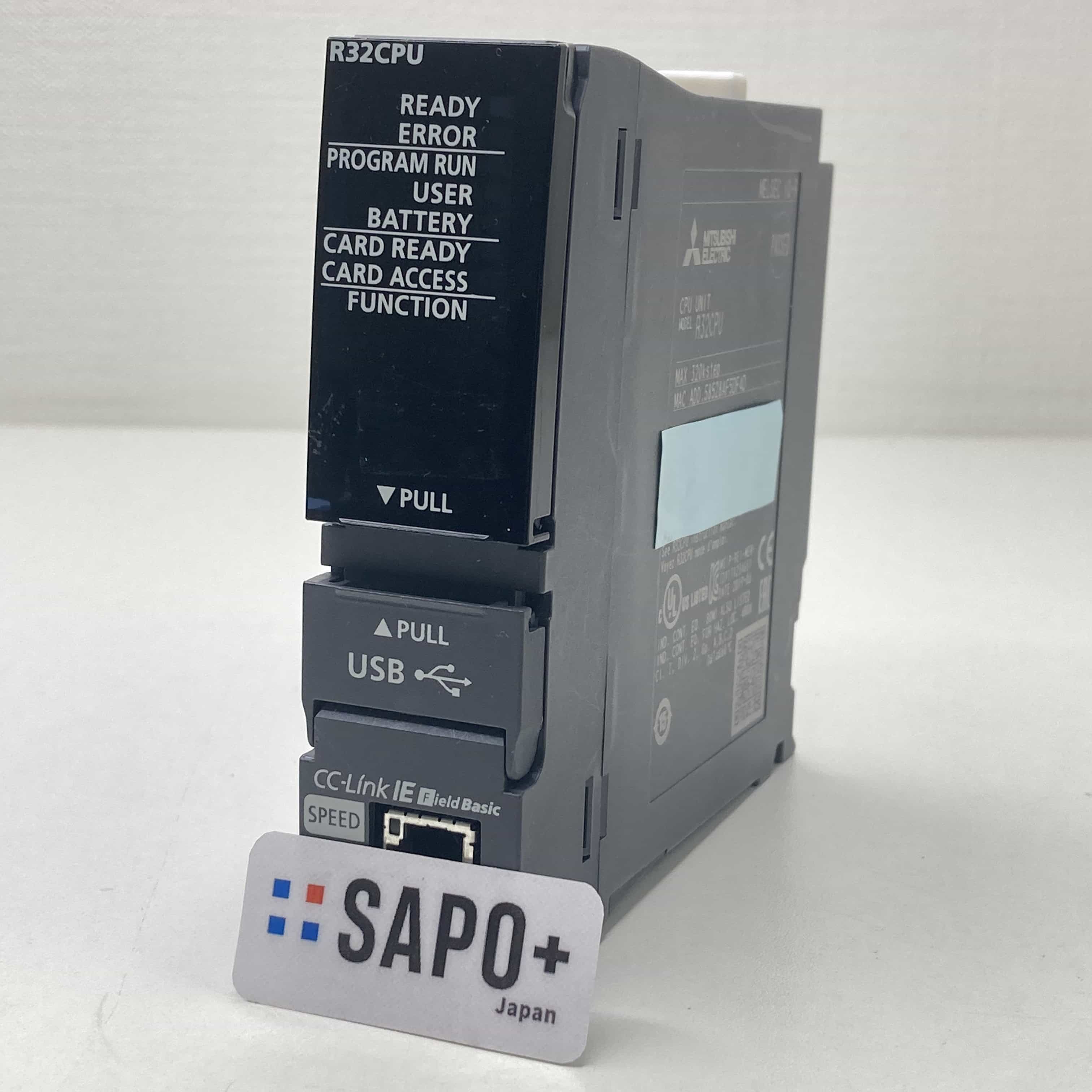 R32CPU 2019年製 初期化済 PLC CPUユニット 三菱電機