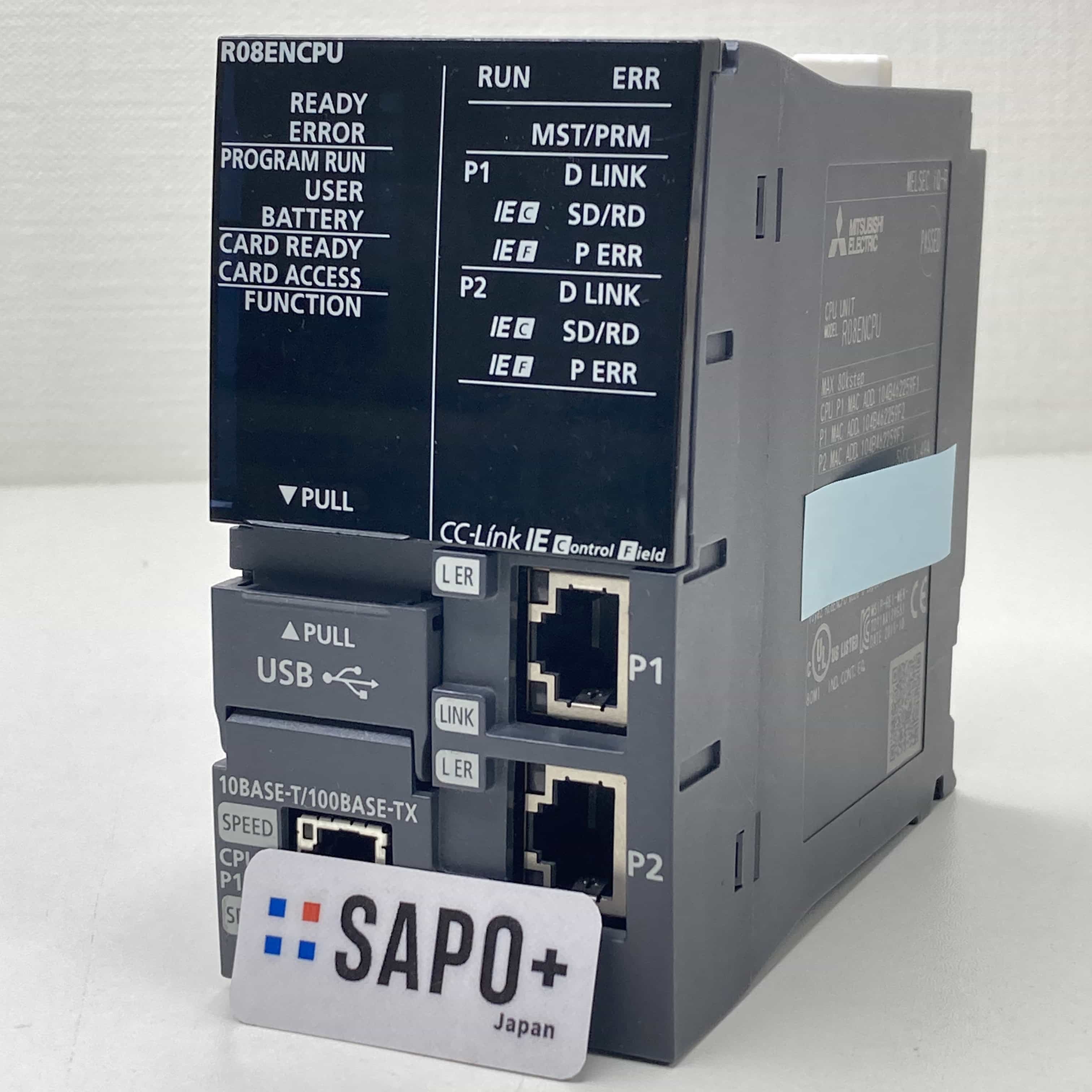 R08ENCPU 2015年製 初期化済 ネットワーク機能内蔵CPU 三菱電機