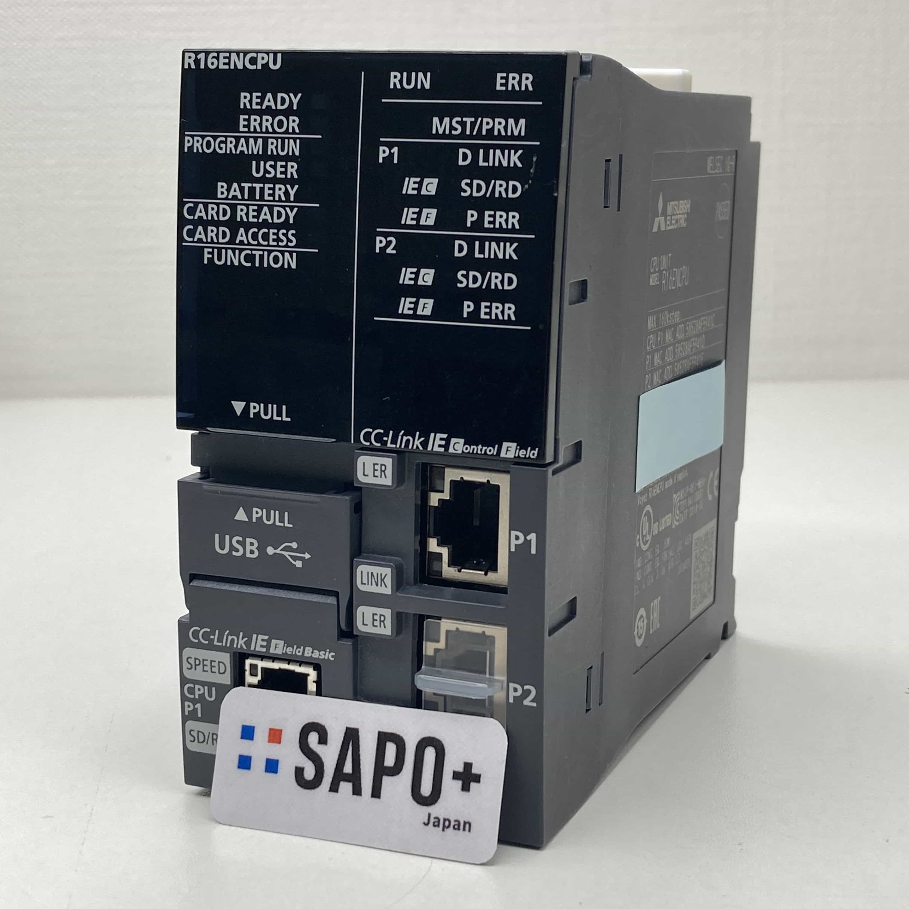 R16ENCPU 2018年製 初期化済 ネットワーク機能内蔵CPU 三菱電機