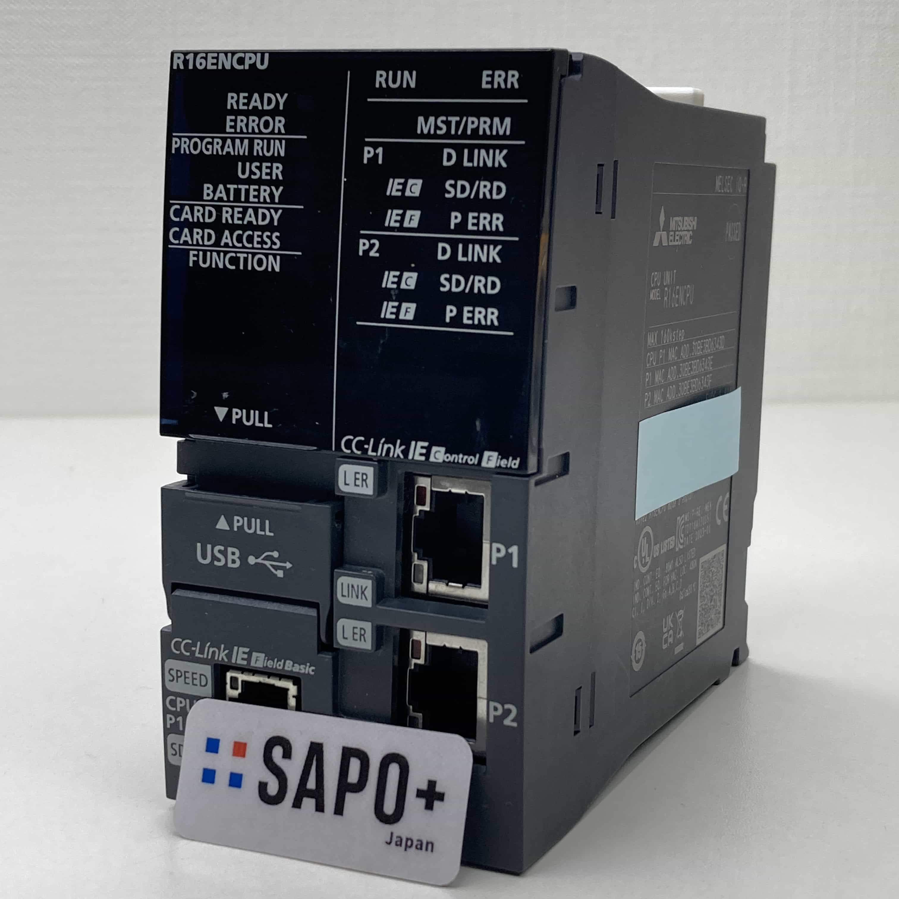 R16ENCPU 2023年製 初期化済 ネットワーク機能内蔵CPU 三菱電機