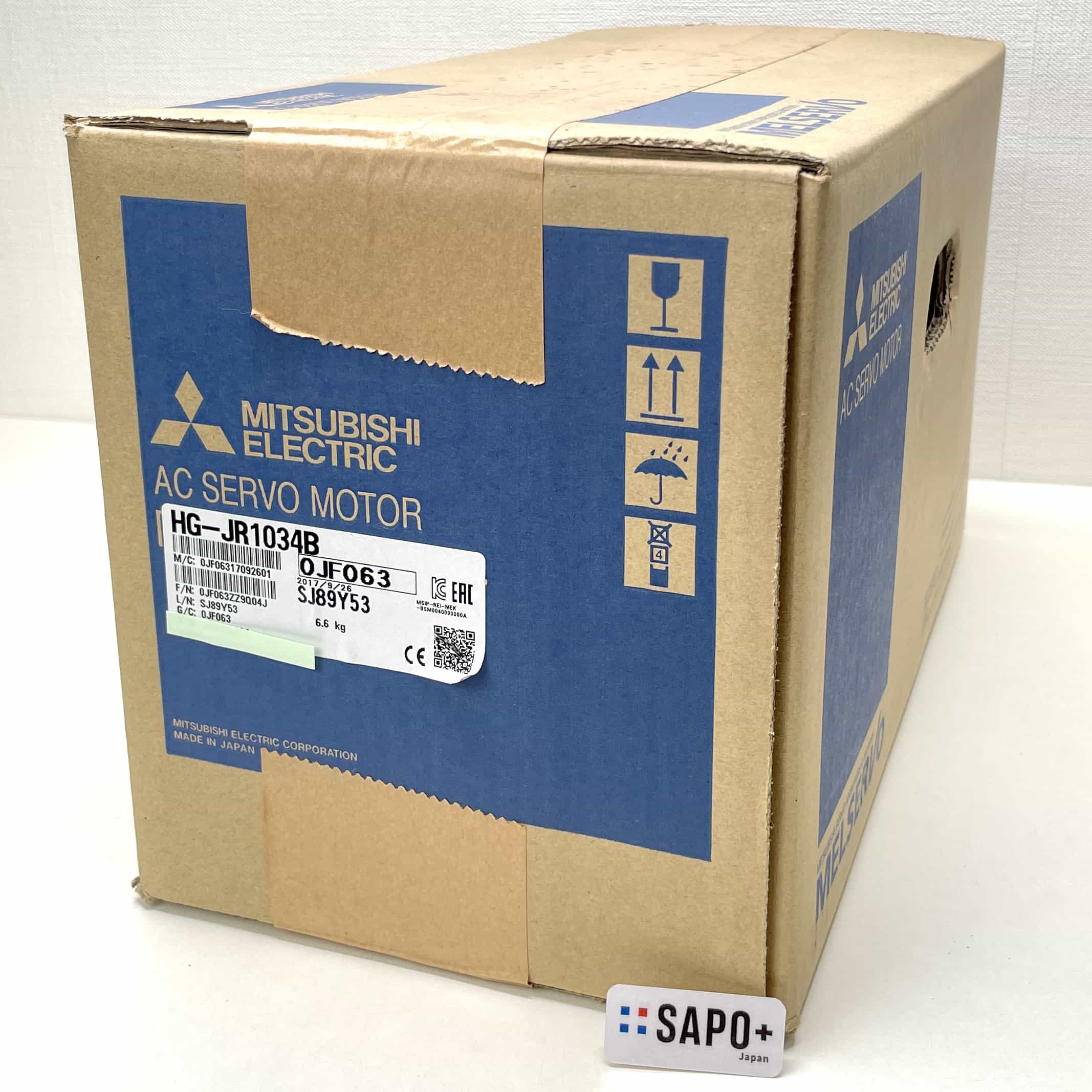 HG-JR1034B 2017年製 電磁ブレーキ付ACサーボモータ 三菱電機