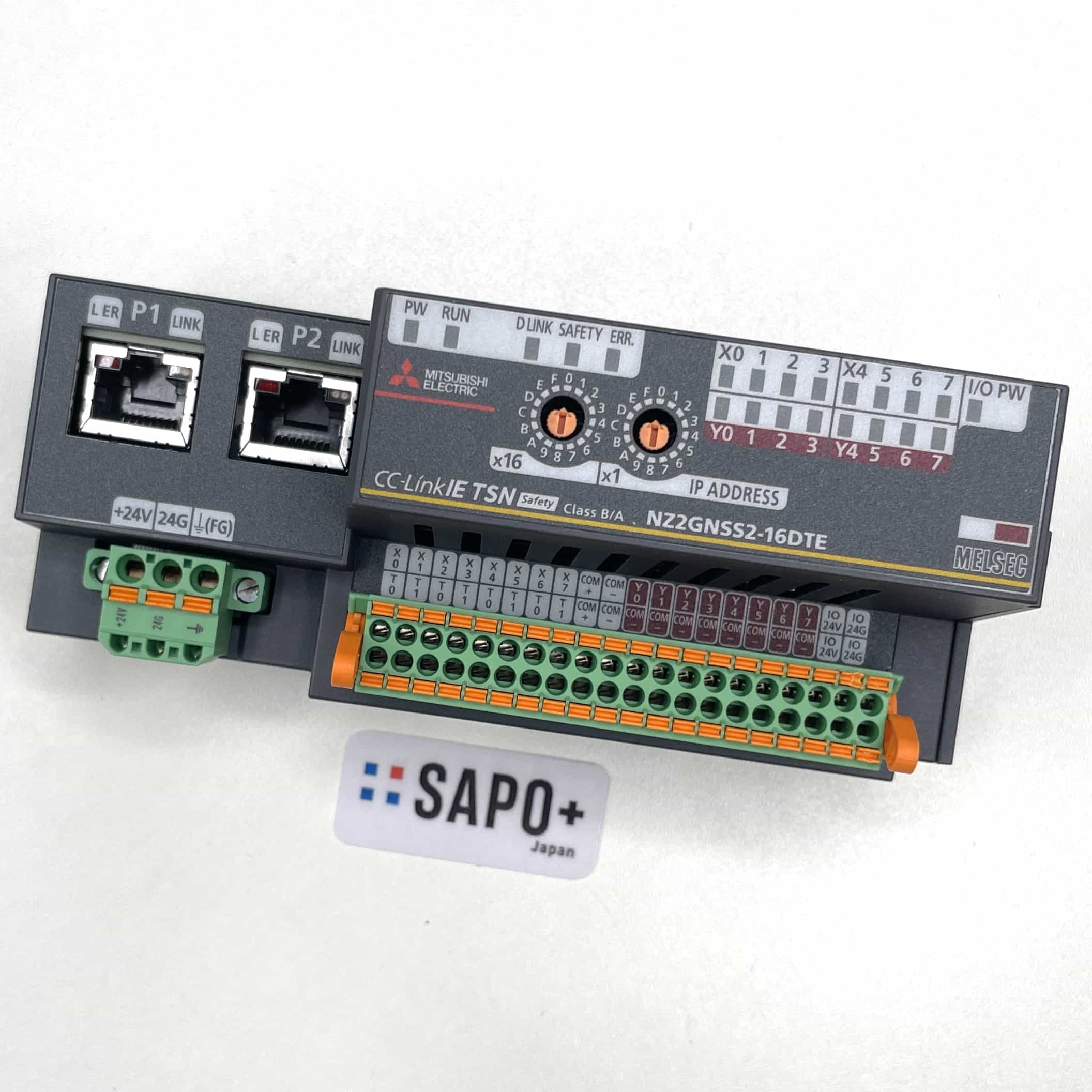 NZ2GNSS2-16DTE 2023年製 CC-Link IE TSN用リモートI/Oユニット 三菱電機