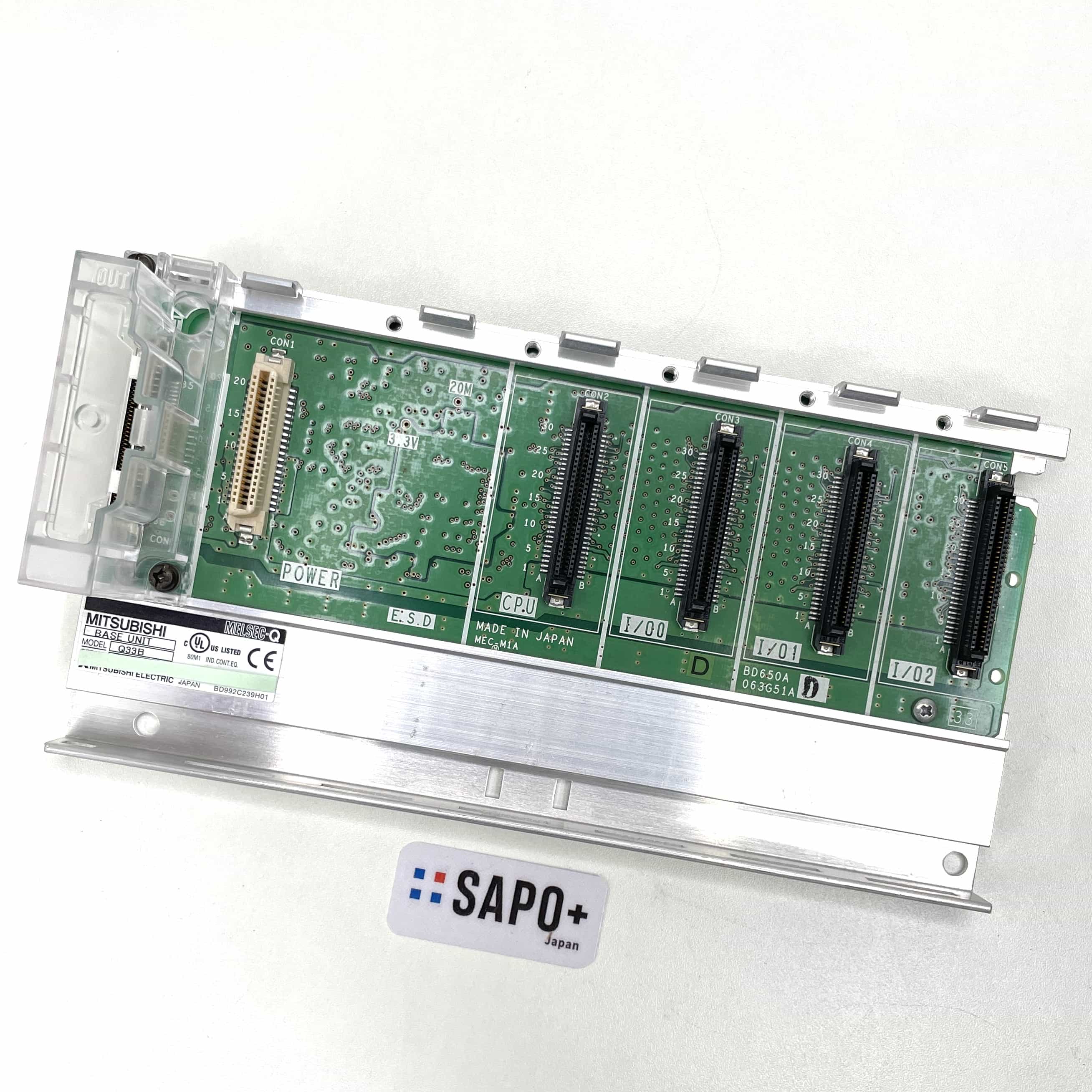 Q33B PLC基本ベースユニット 三菱電機