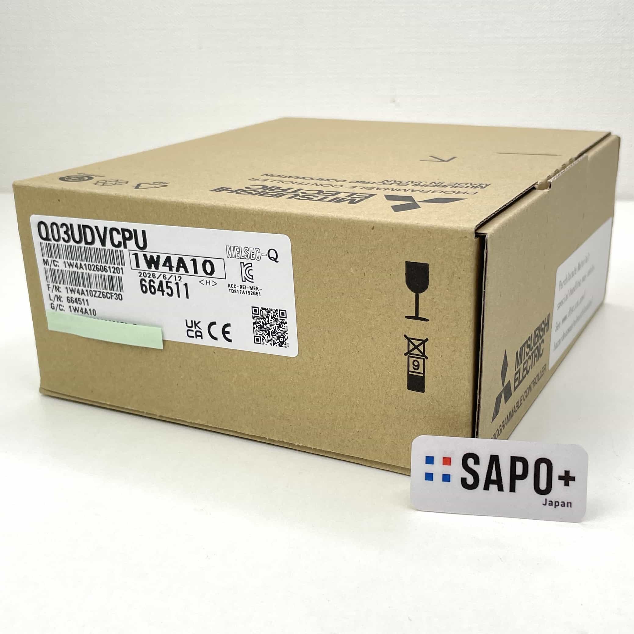 Q03UDVCPU 2026年製 PLC CPUユニット 三菱電機
