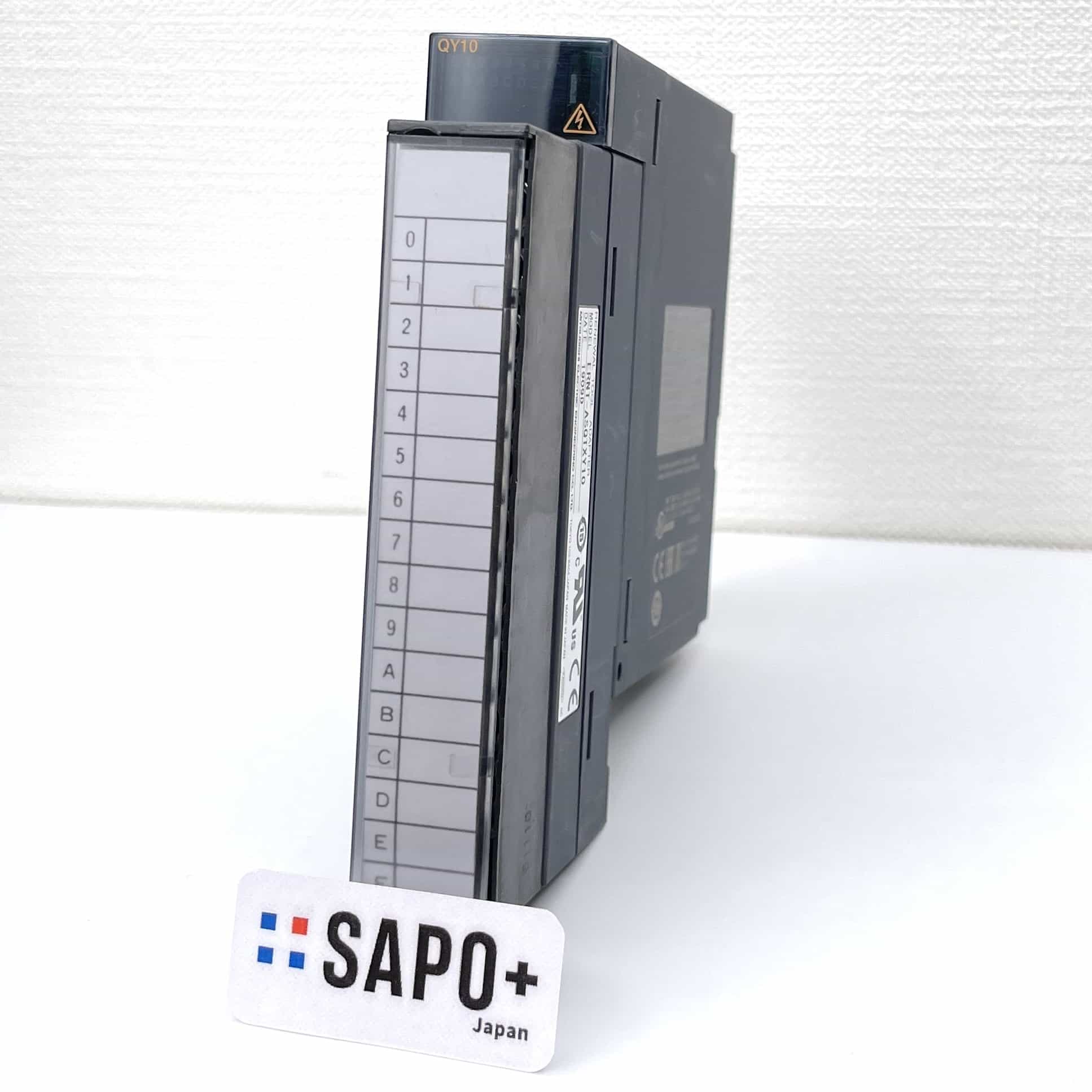 QY10+ERNT-ASQTXY10 2019年製 PLCリレー出力ユニット＋端子台変換アダプタ 三菱電機