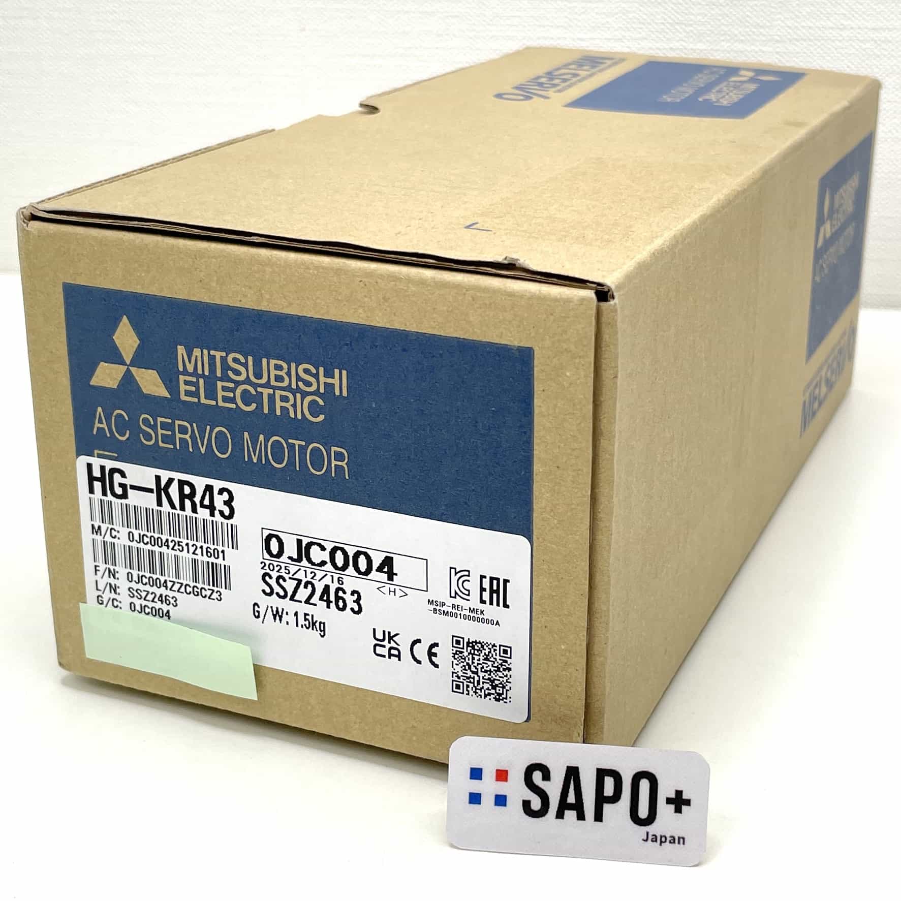 HG-KR43 2025年製 サーボモータ 三菱電機