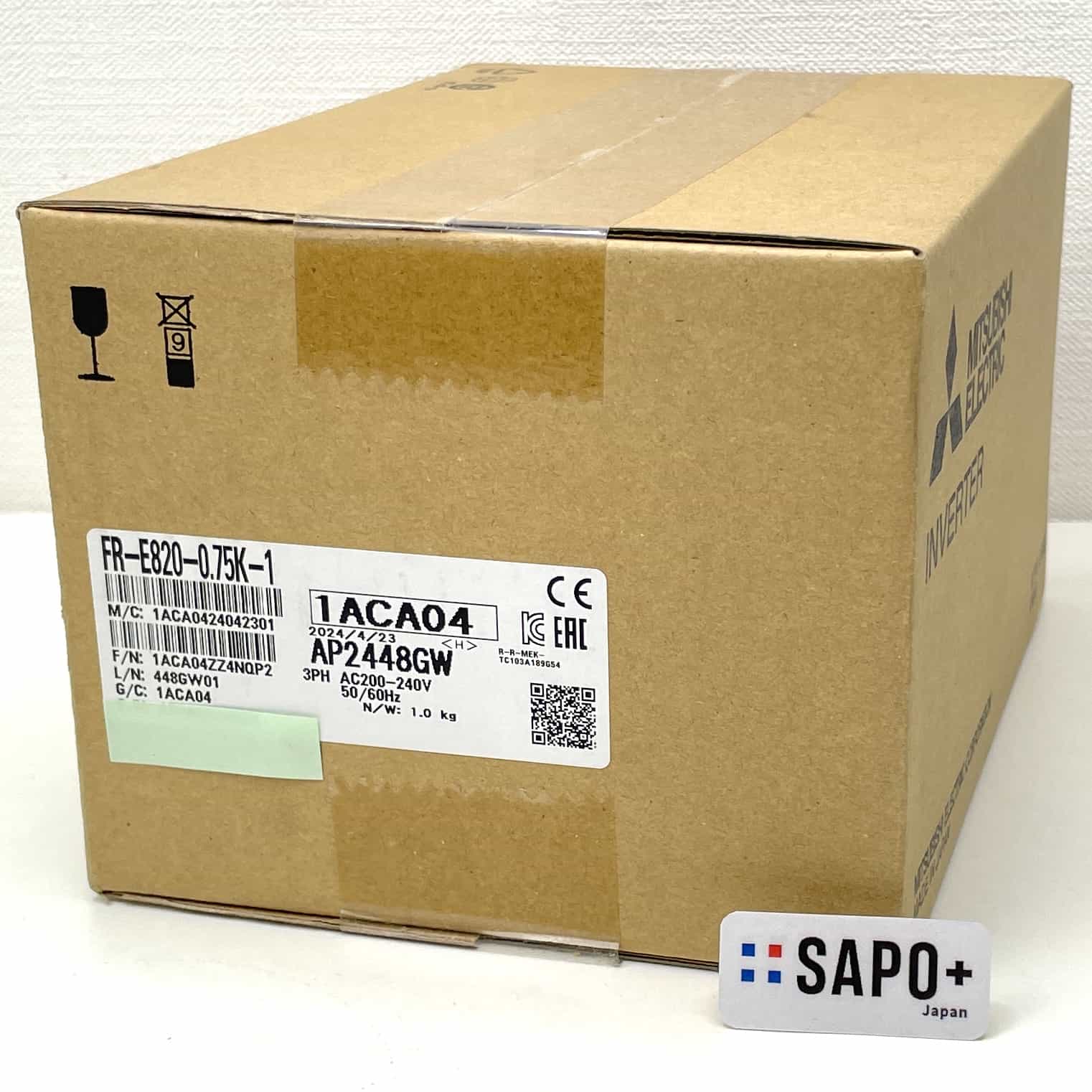 FR-E820-0.75K-1  2024年製 インバータ 三菱電機