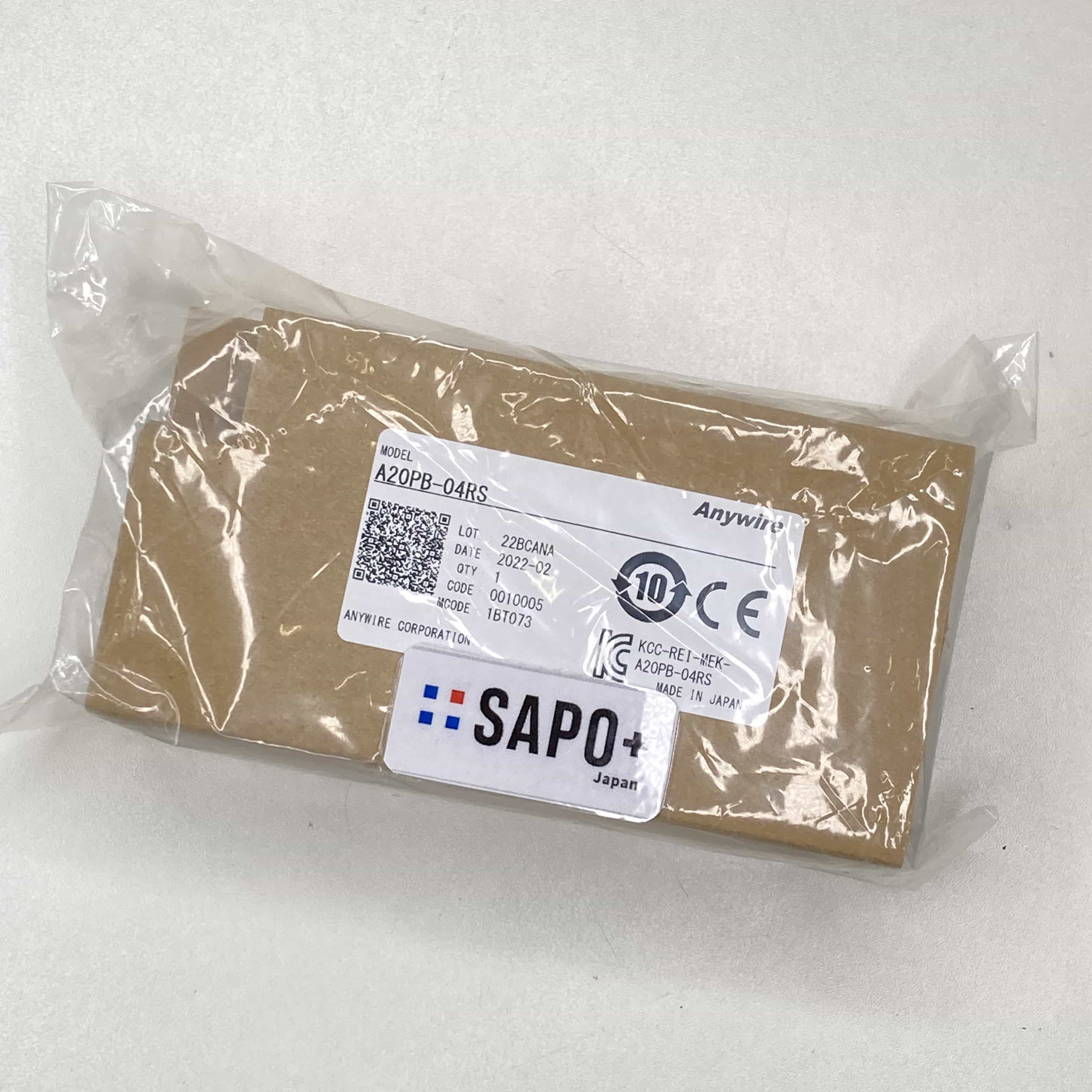 A20PB-04RS 2022年製 デジタル入出力ターミナル(端子台タイプ) Anywire