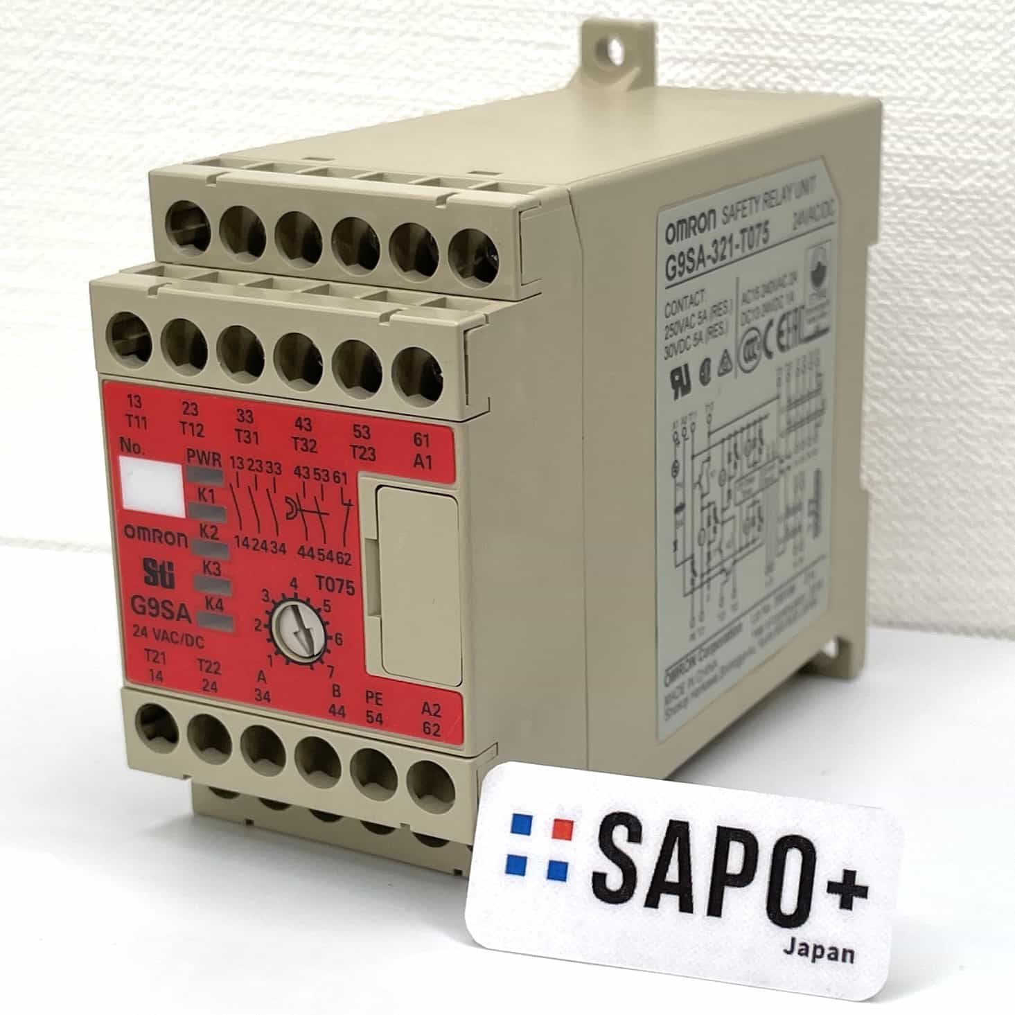 G9SA-321-T075 2018年製 セーフティリレーユニット オムロン