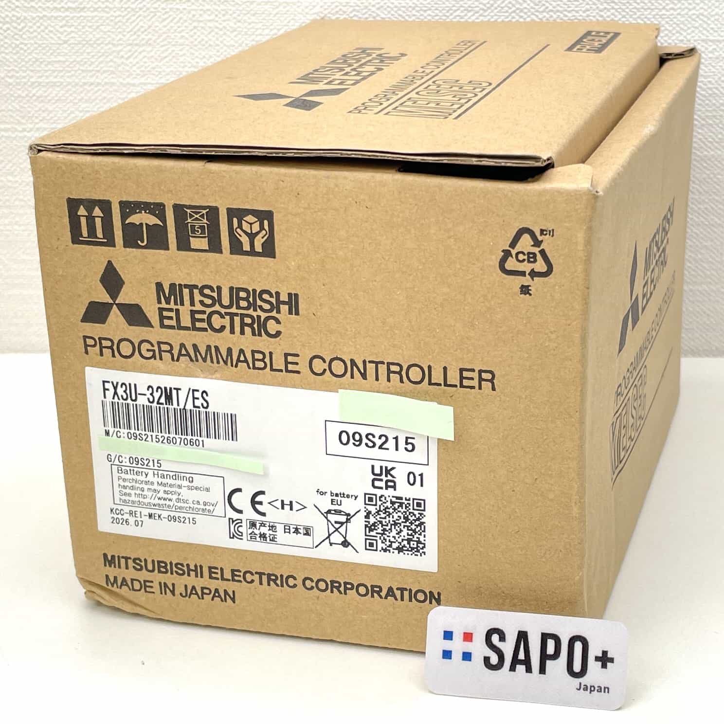 FX3U-32MT/ES 2026年製 PLC（FX3U基本ユニット［DC入力/トランジスタ出力］） 三菱電機