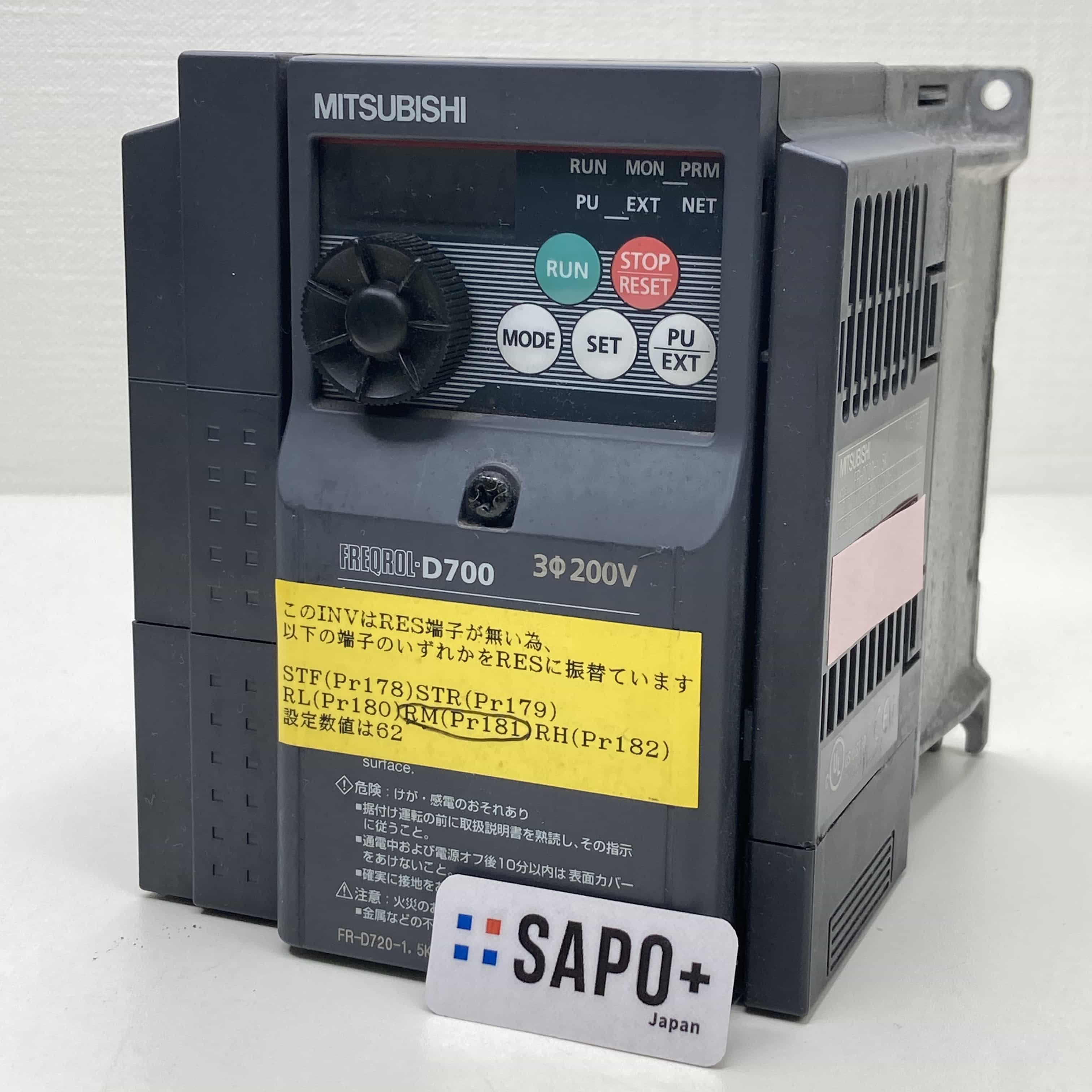 FR-D720-1.5K インバータ 三菱電機