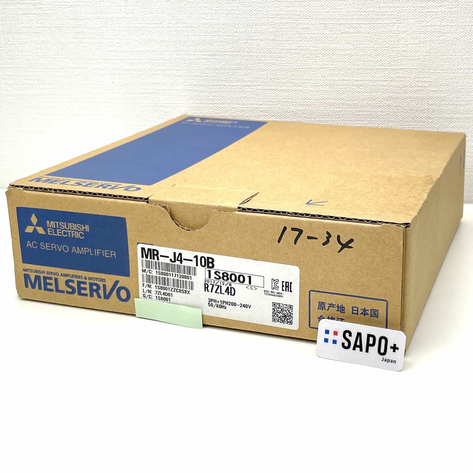MR-J4-10B 2017年製 サーボアンプ 三菱電機