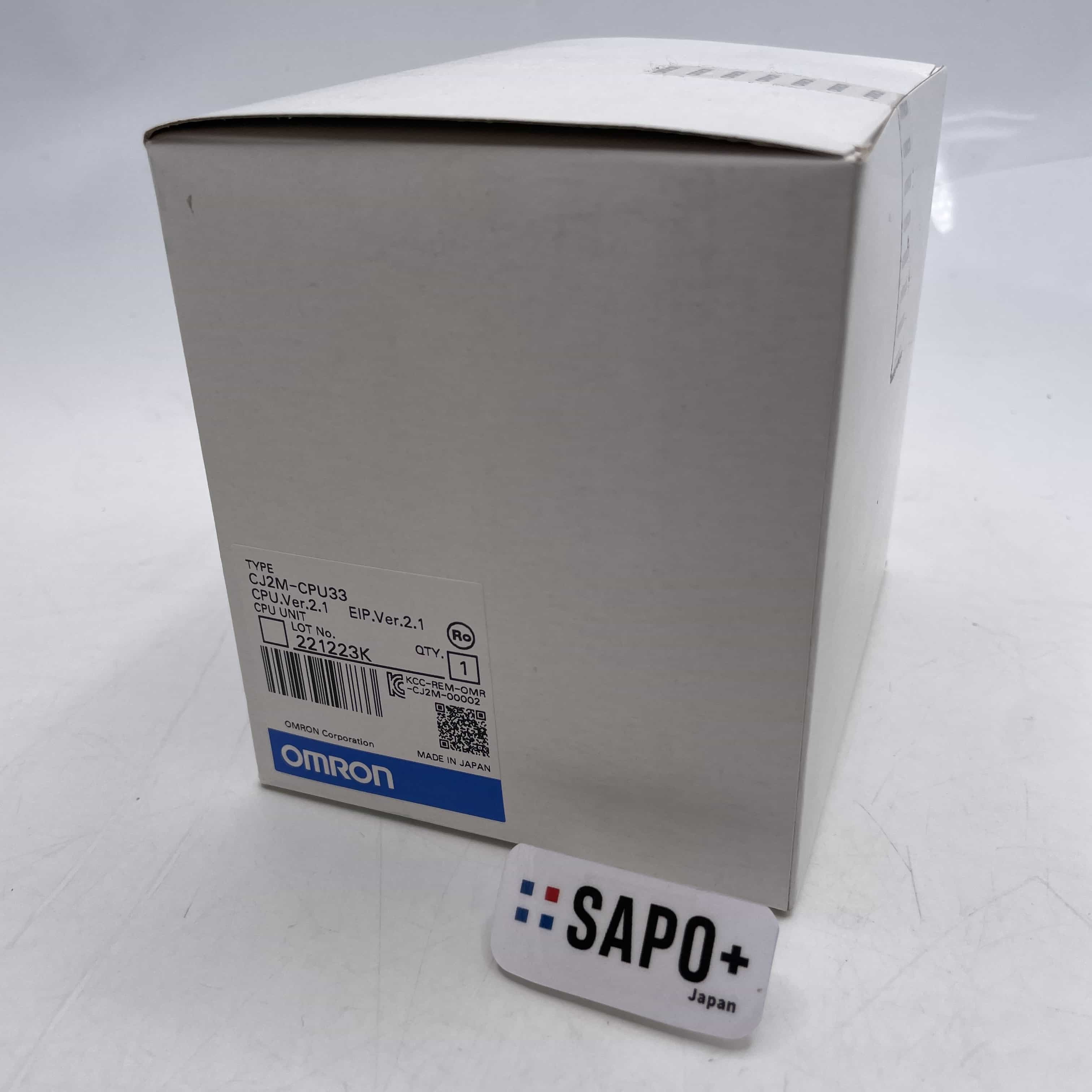 CJ2M-CPU33 Ver2.1  箱潰れ有 PLC CPUユニット オムロン