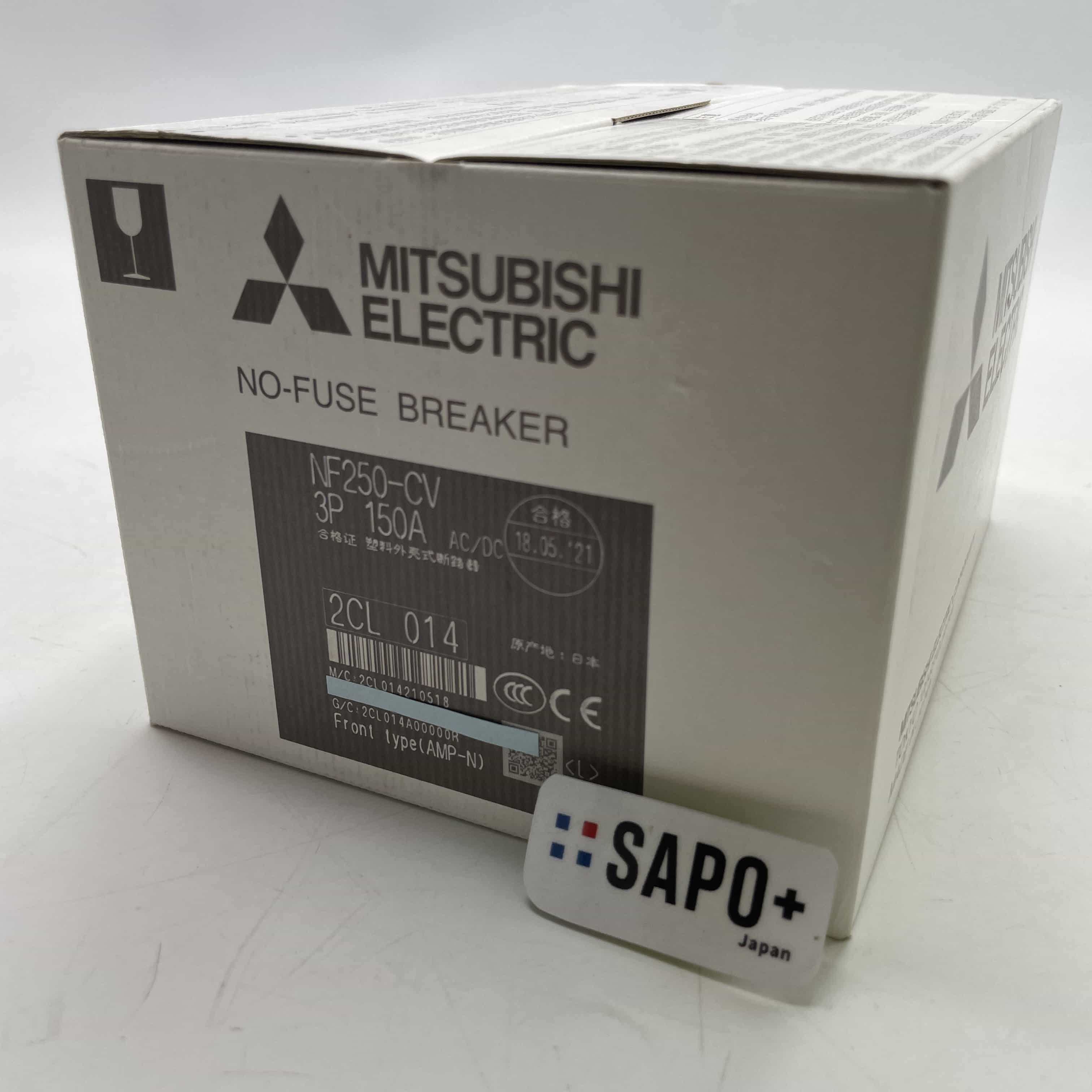 NF250-CV 3P 150A 2021年製 配線用遮断器 三菱電機