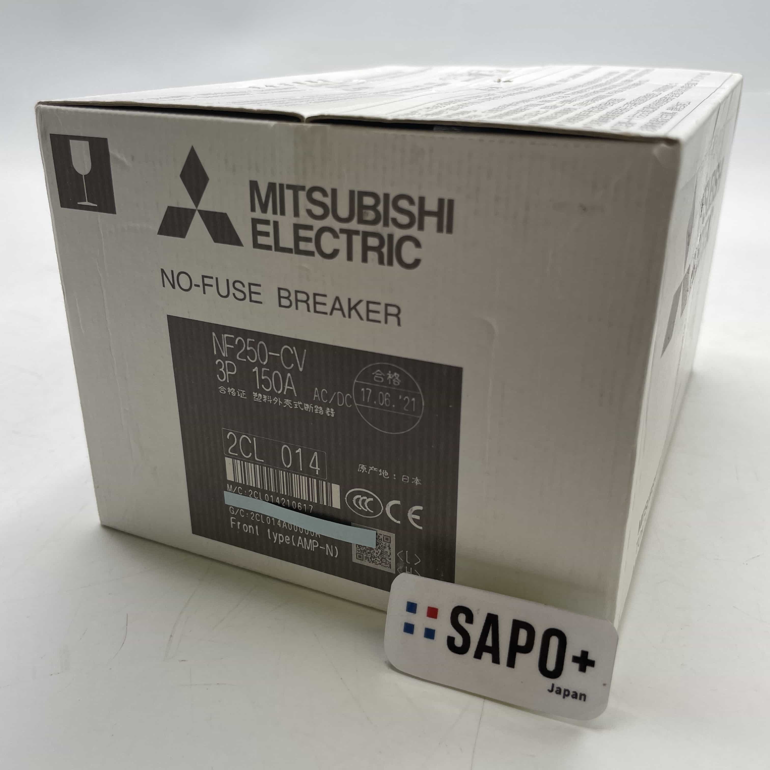 NF250-CV 3P 150A 2021年製 箱破れ有 配線用遮断器 三菱電機