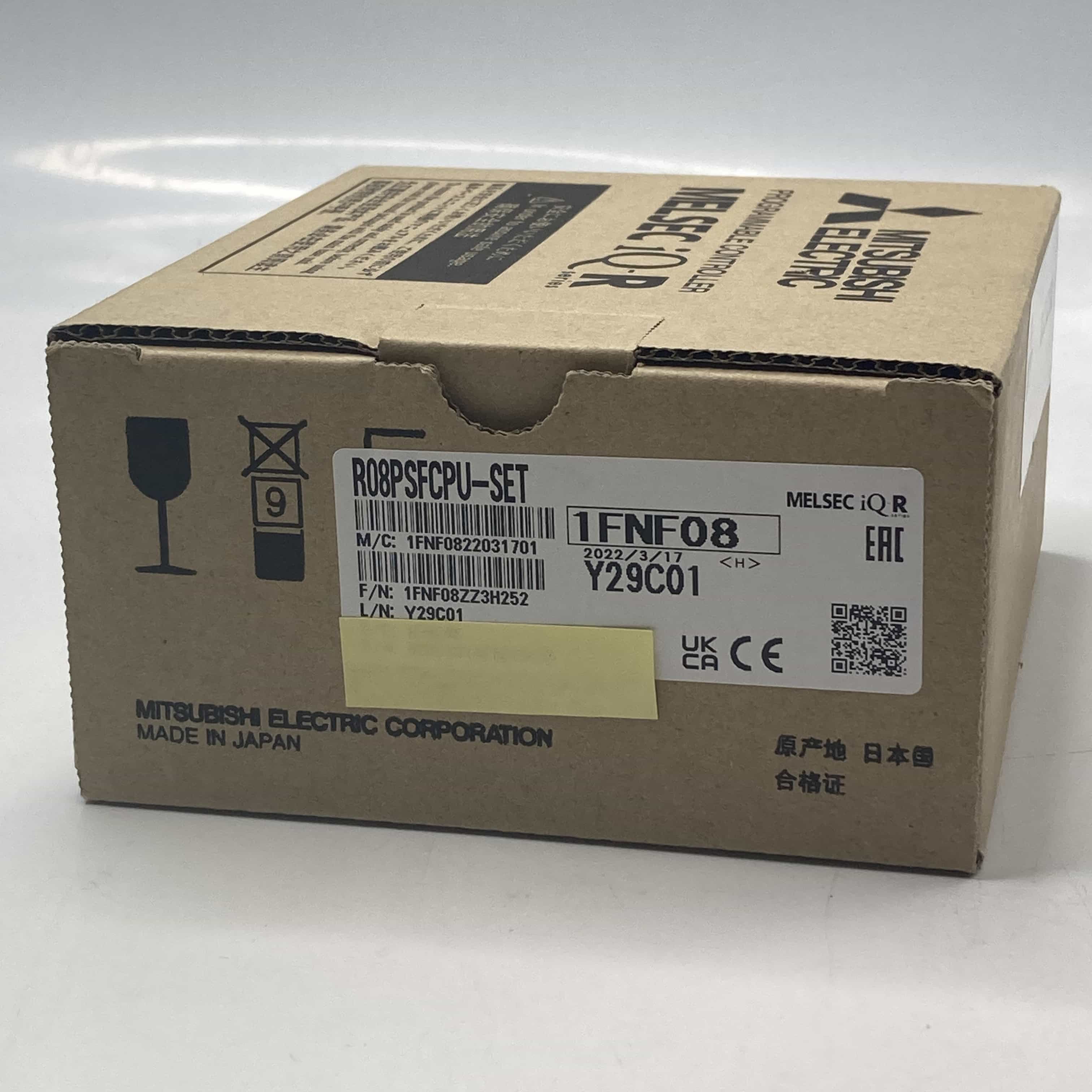 R08PSFCPU-SET 2022年製 箱破れ有 MELSEC iQ-R CPUユニット（セット品） 三菱電機