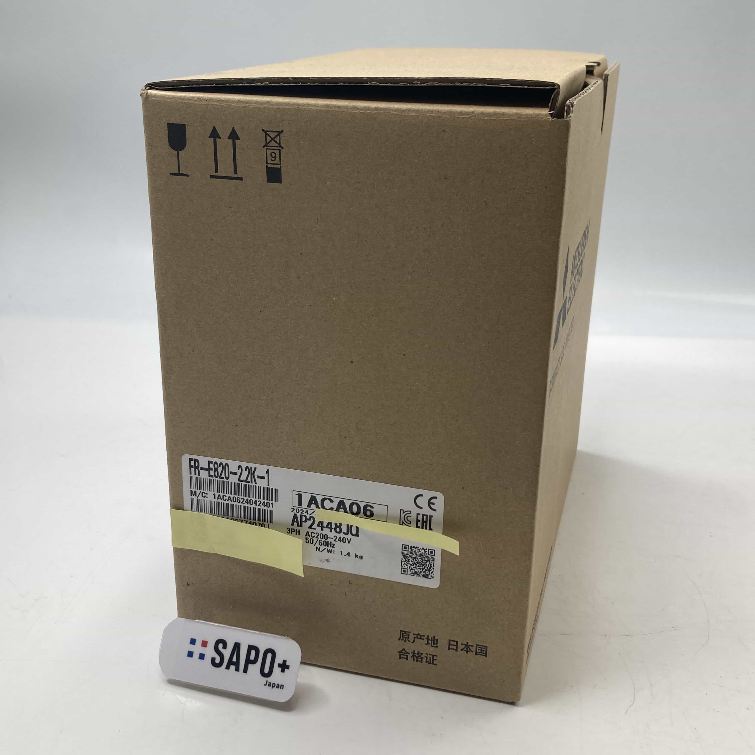 FR-E820-2.2K-1 2024年製 箱汚れ有 インバータ 三菱電機