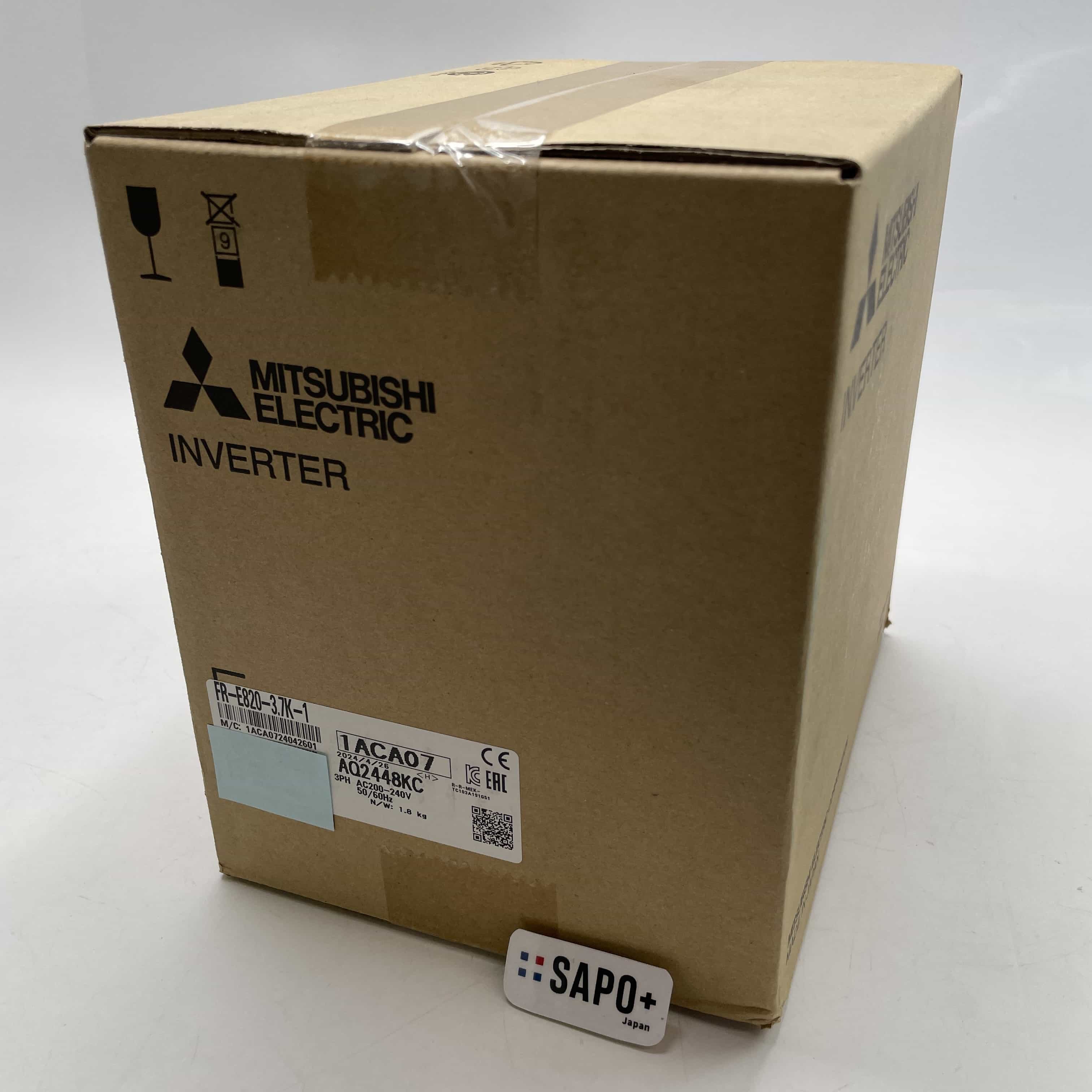FR-E820-3.7K-1 2024年製 箱潰れ有/箱汚れ有/シール跡有 インバータ 三菱電機