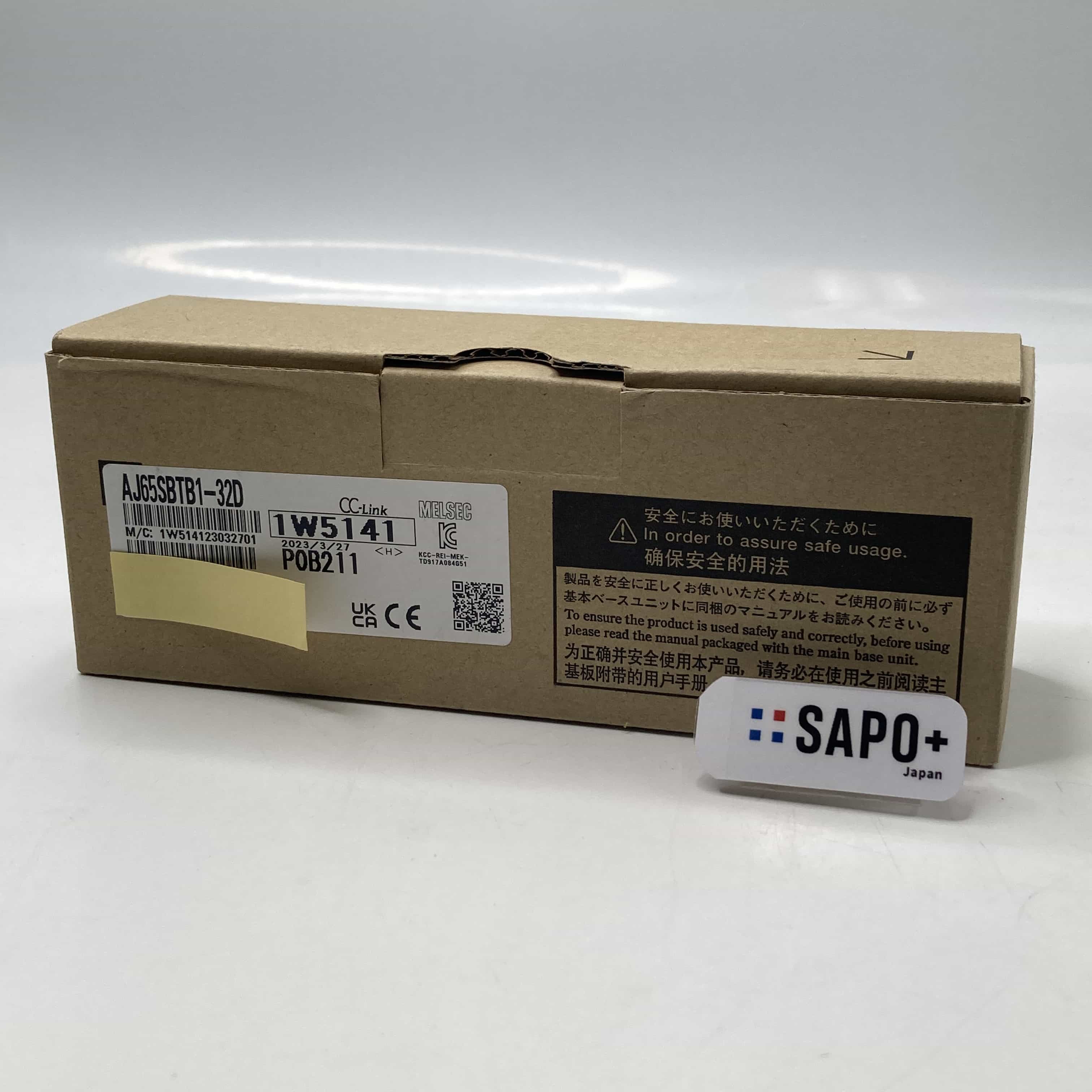 AJ65SBTB1-32D 2023年製 シール跡有/打痕跡有 リモートI/Oユニット 三菱電機