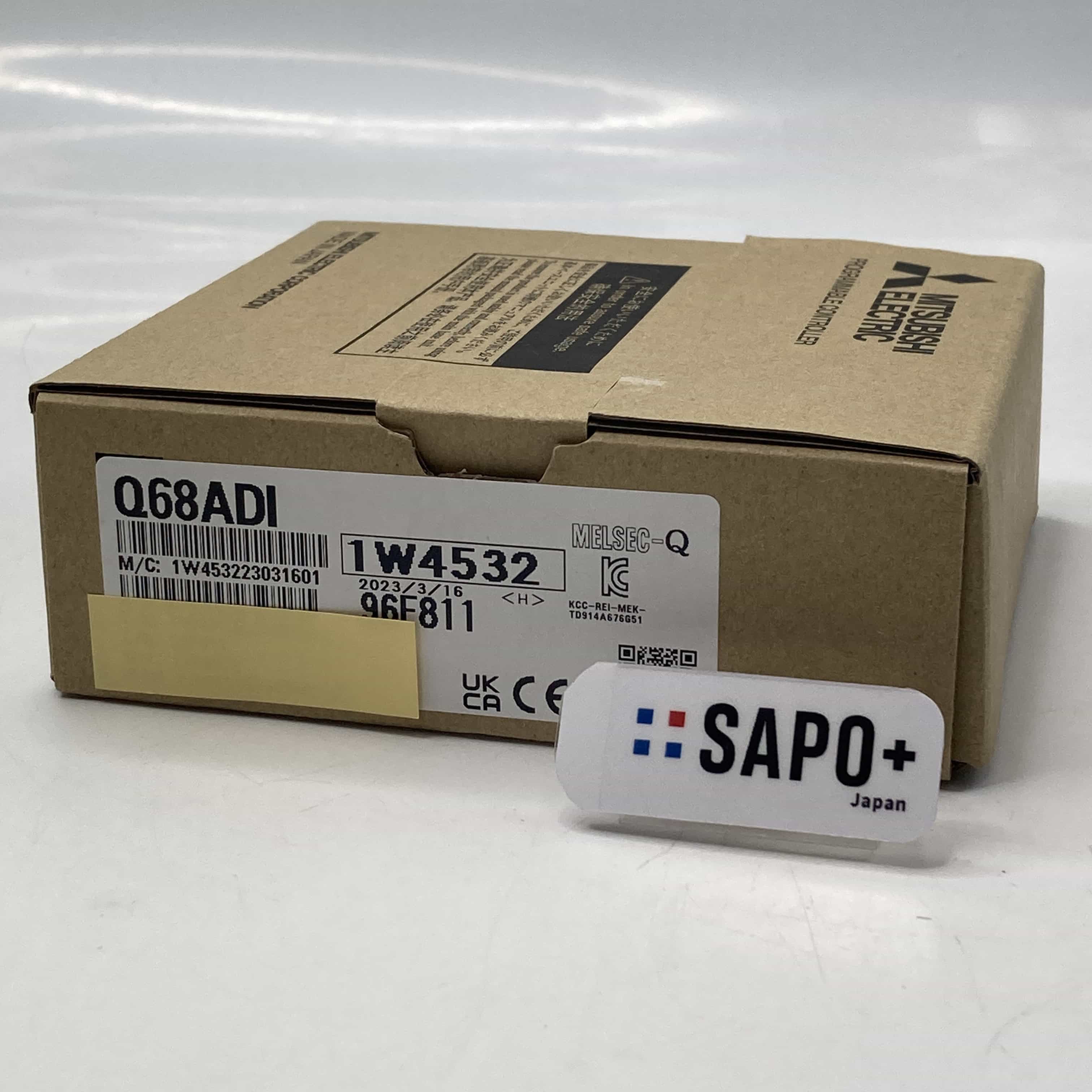Q68ADI 2023年製 箱破れ有/テープ付着有 アナログ入力ユニット 三菱電機