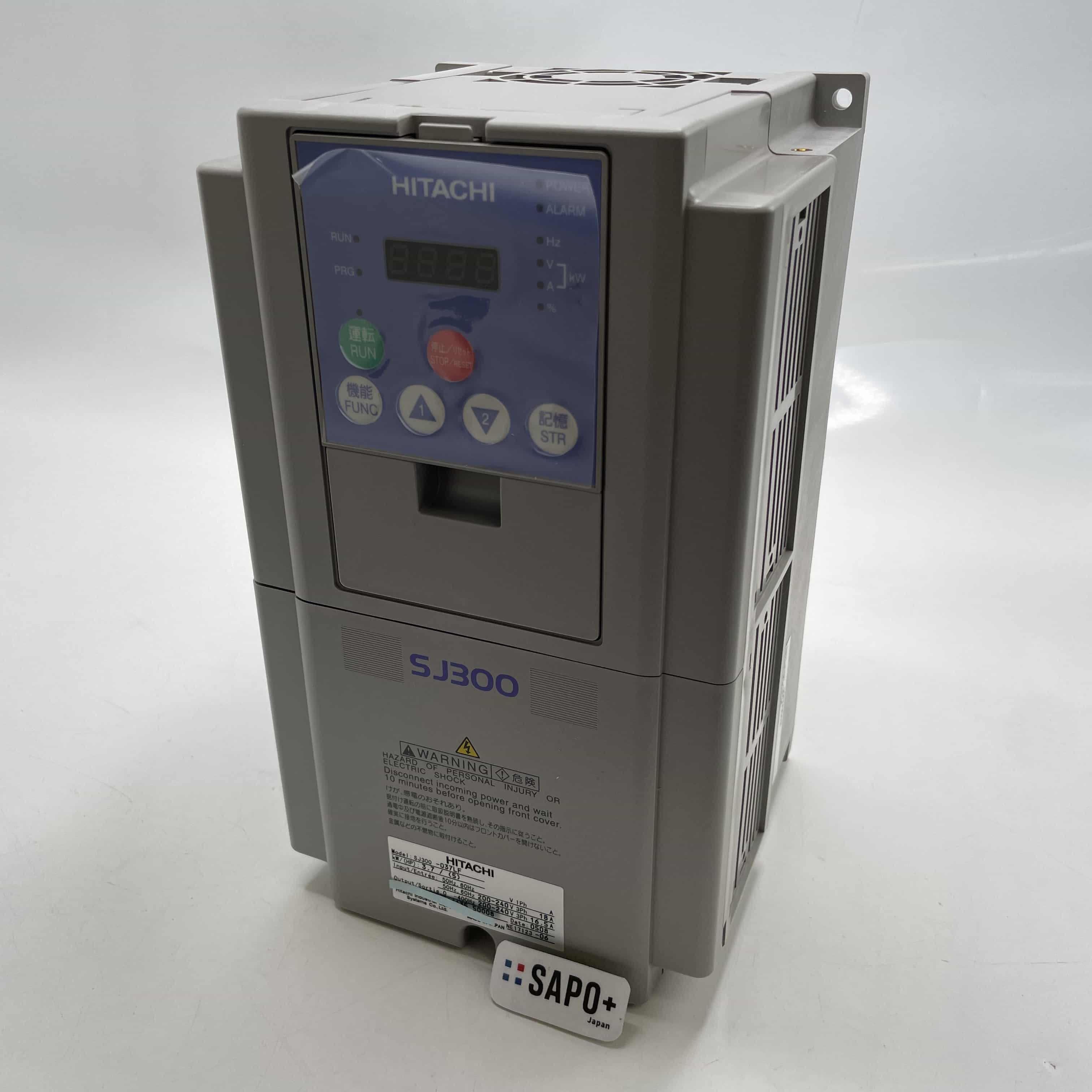SJ300-037LF 3.7kw 2005年製 箱無 インバーター 日立