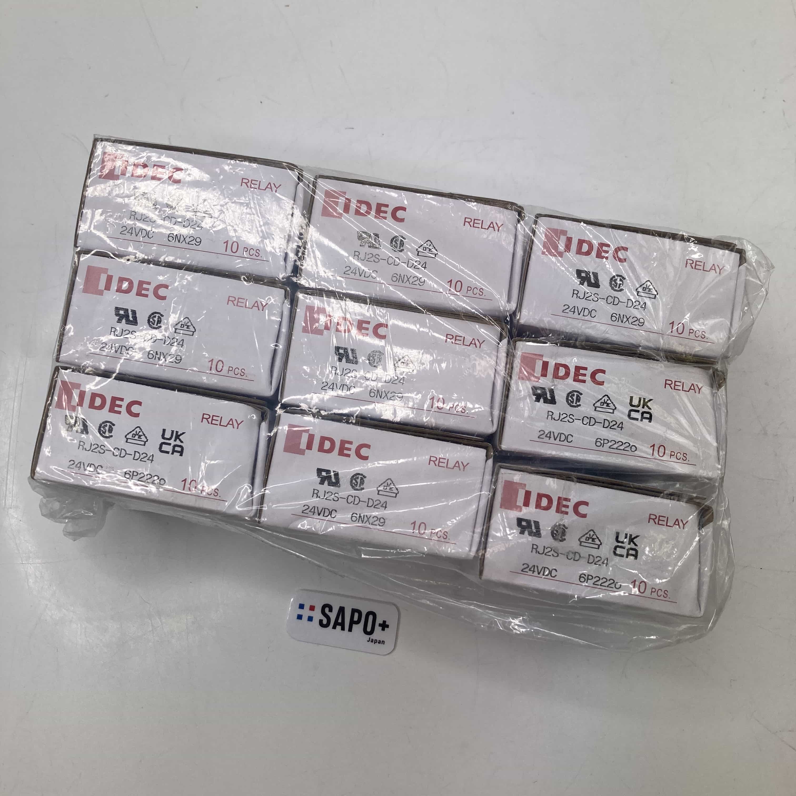 RJ2S-CD-D24 10個入  9個セット スリムパワーリレー IDEC