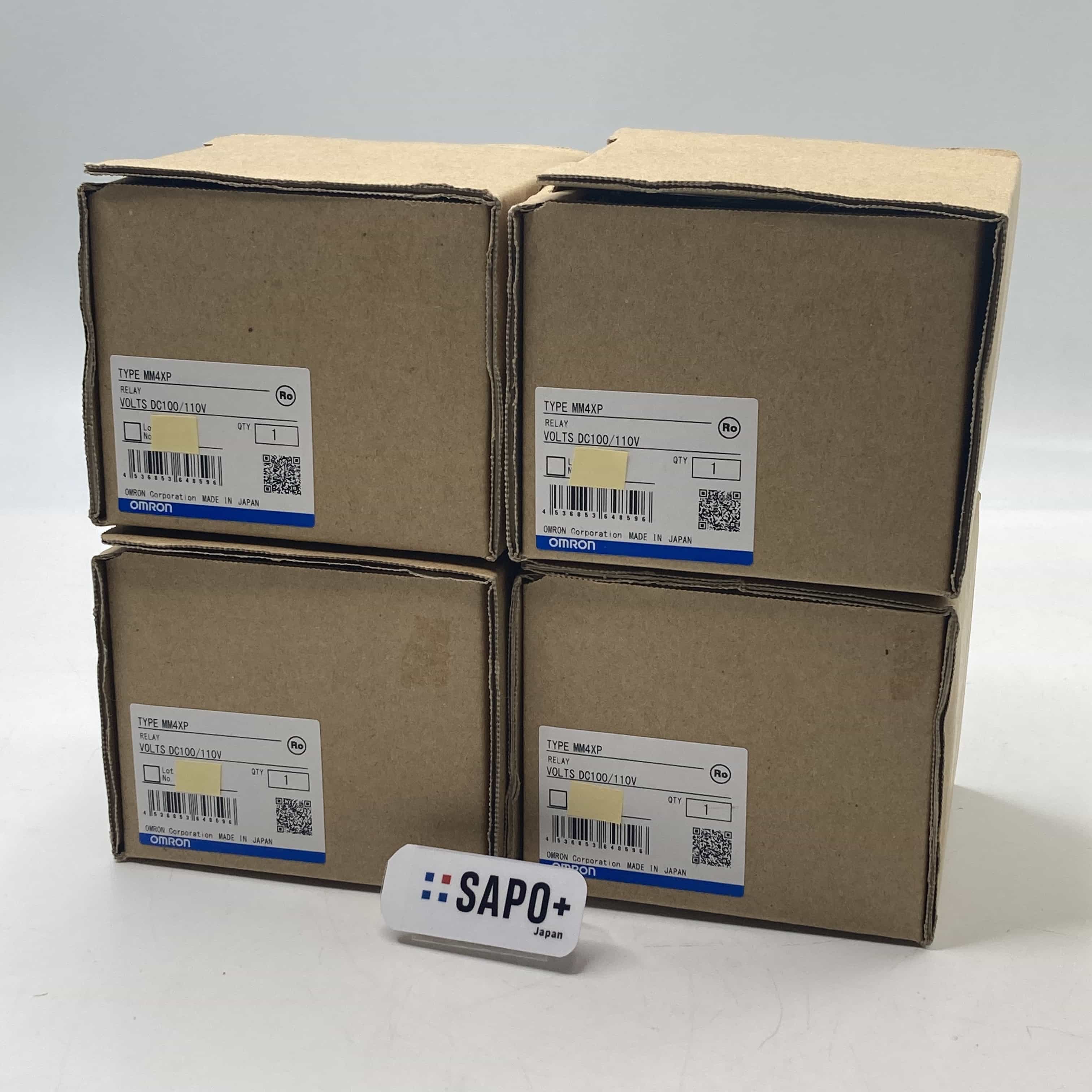 MM4XP  DC100/110V 4個セット パワーリレー オムロン