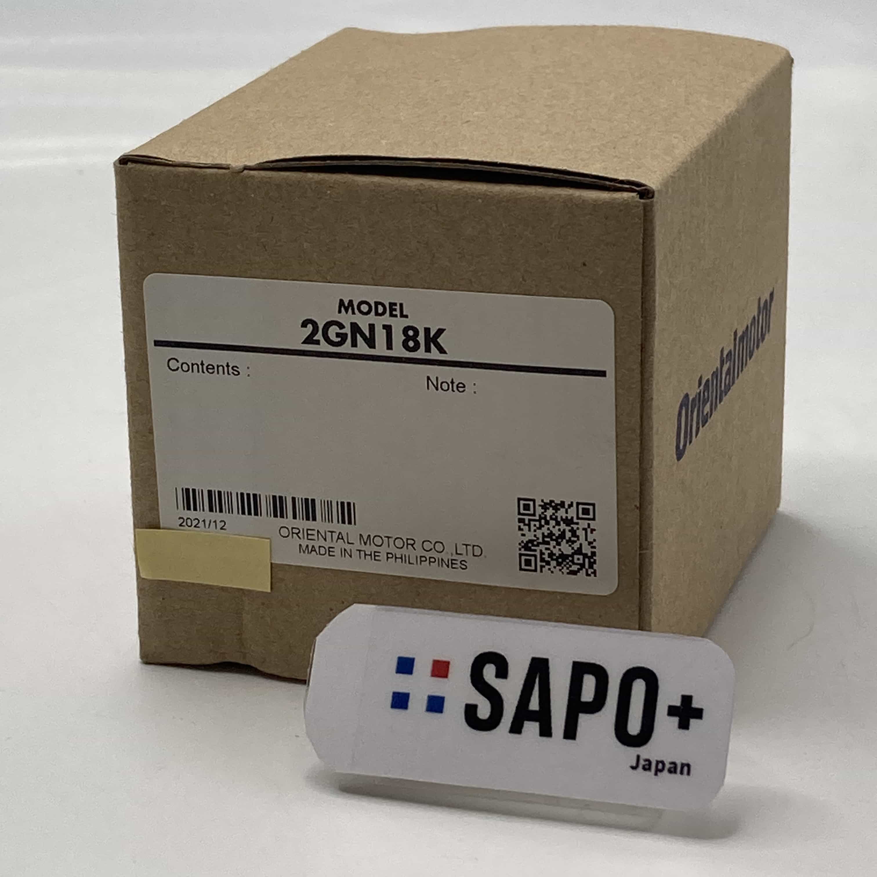 2GN18K 2021年製 箱潰れ有 平行軸ギヤヘッド オリエンタルモーター