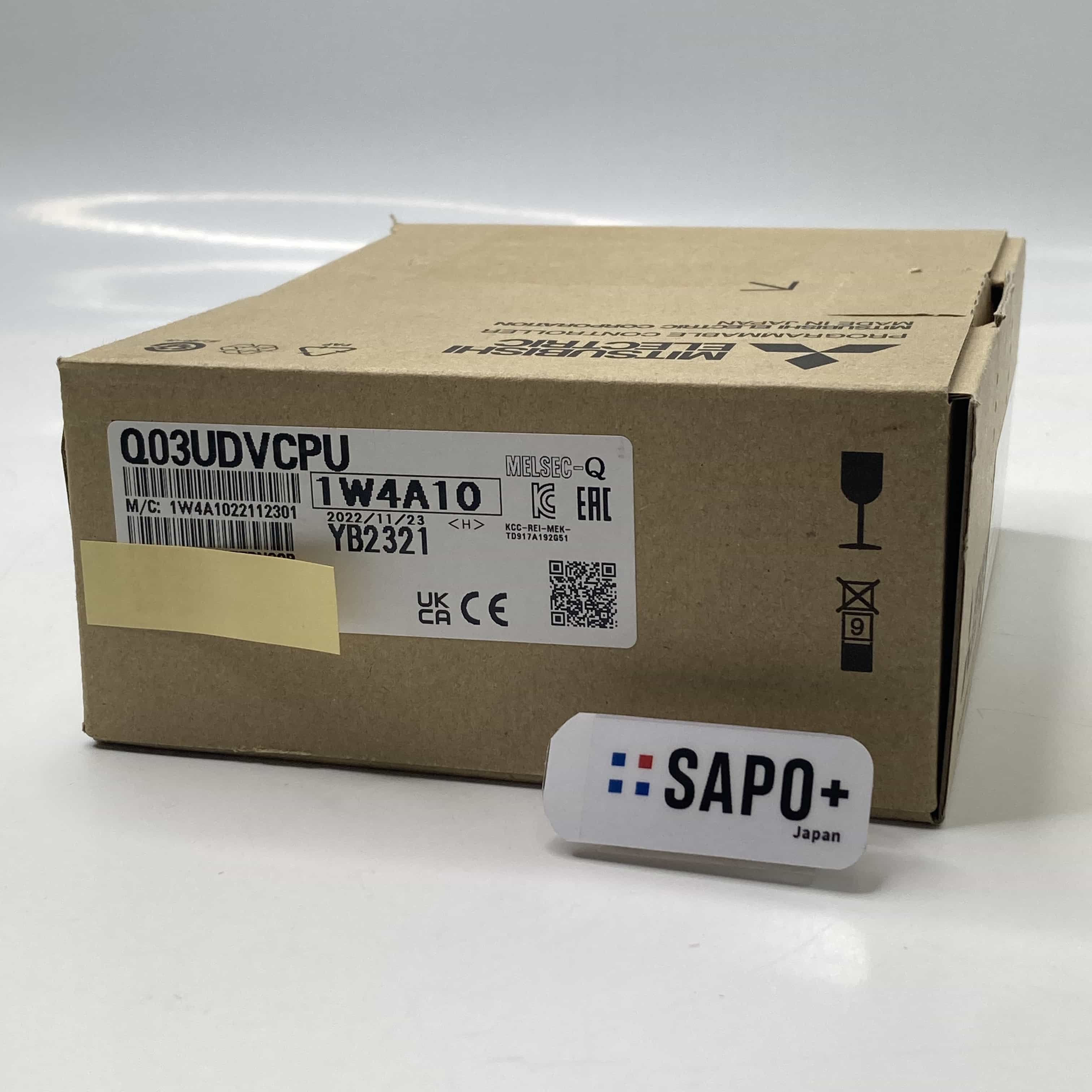Q03UDVCPU 2022年製 箱破れ有/テープ付着跡有 CPUユニット 三菱電機