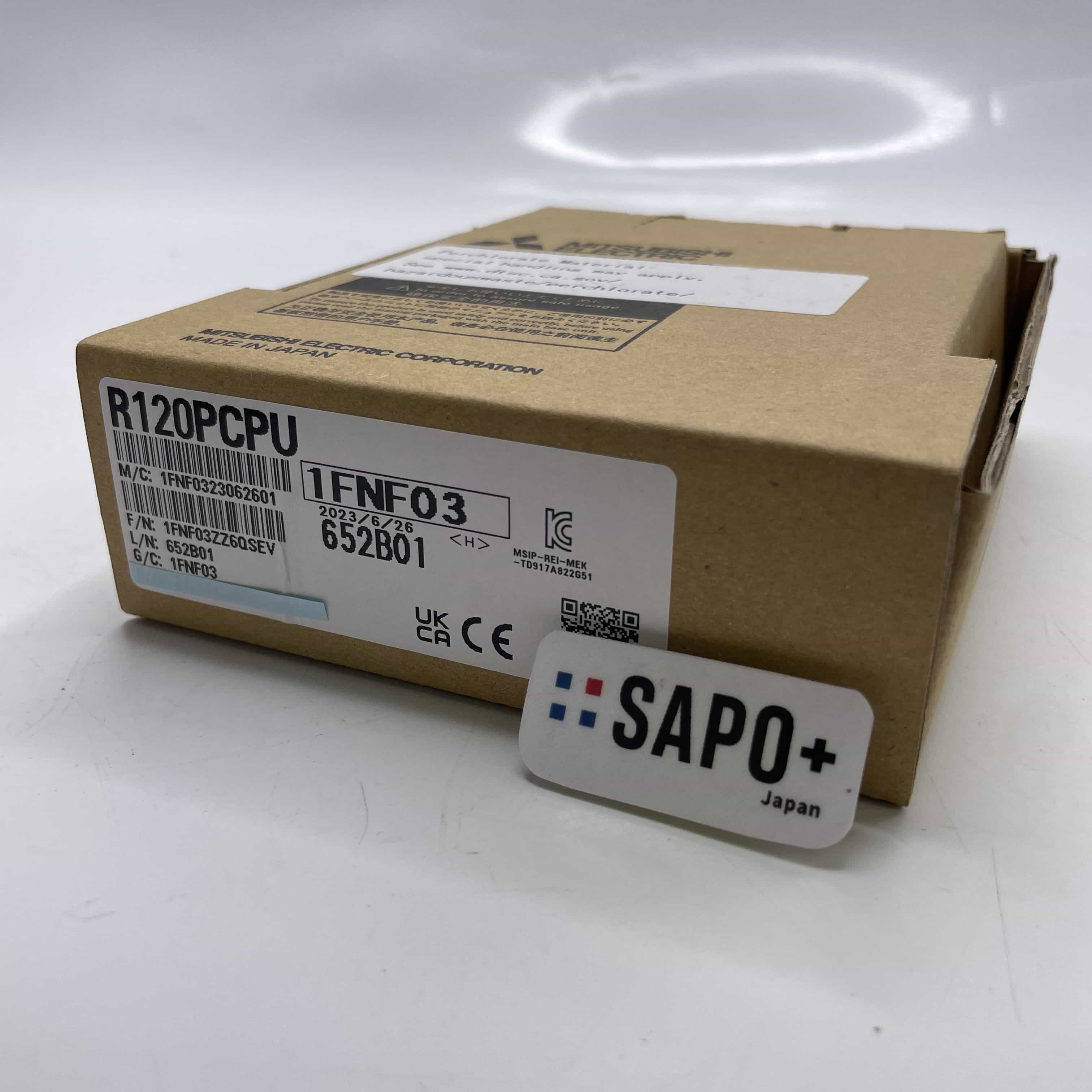 R120PCPU 2023年製 箱破れ有 プログラマブルコントローラ（CPUユニット） 三菱電機