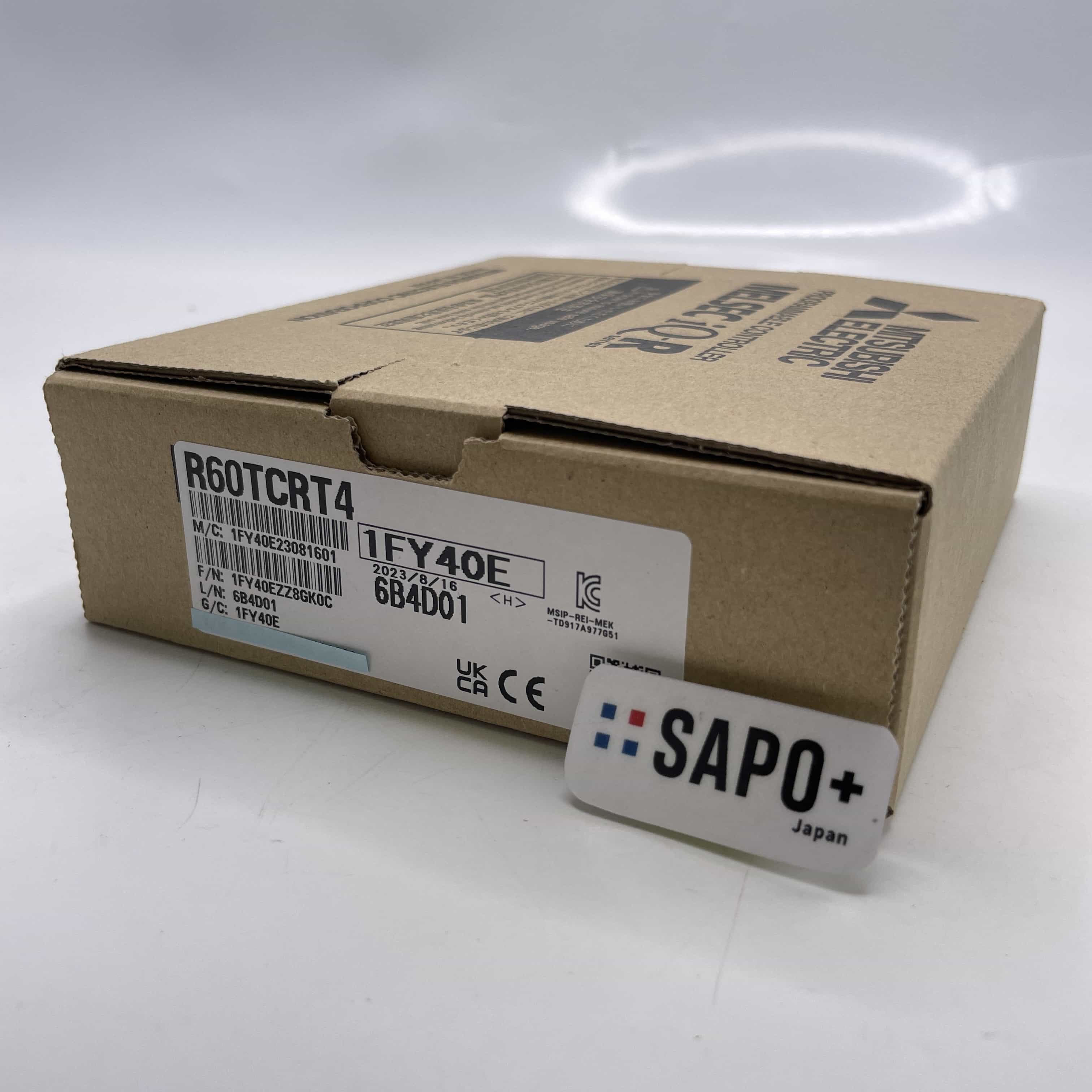R60TCRT4 2023年製 箱潰れ有 ターミナルリモートI/Oユニット（アナログ入力/出力ユニット） 三菱電機