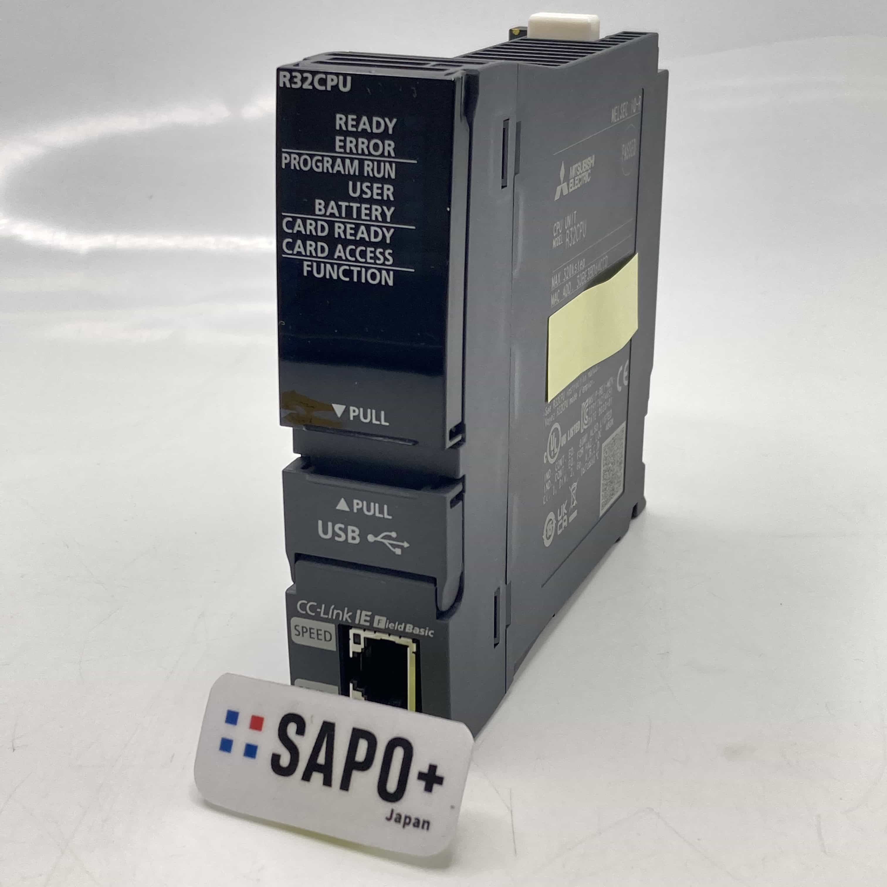 R32CPU 2023年製 美品/取付のみ MELSEC iQ-R CPUユニット 三菱電機