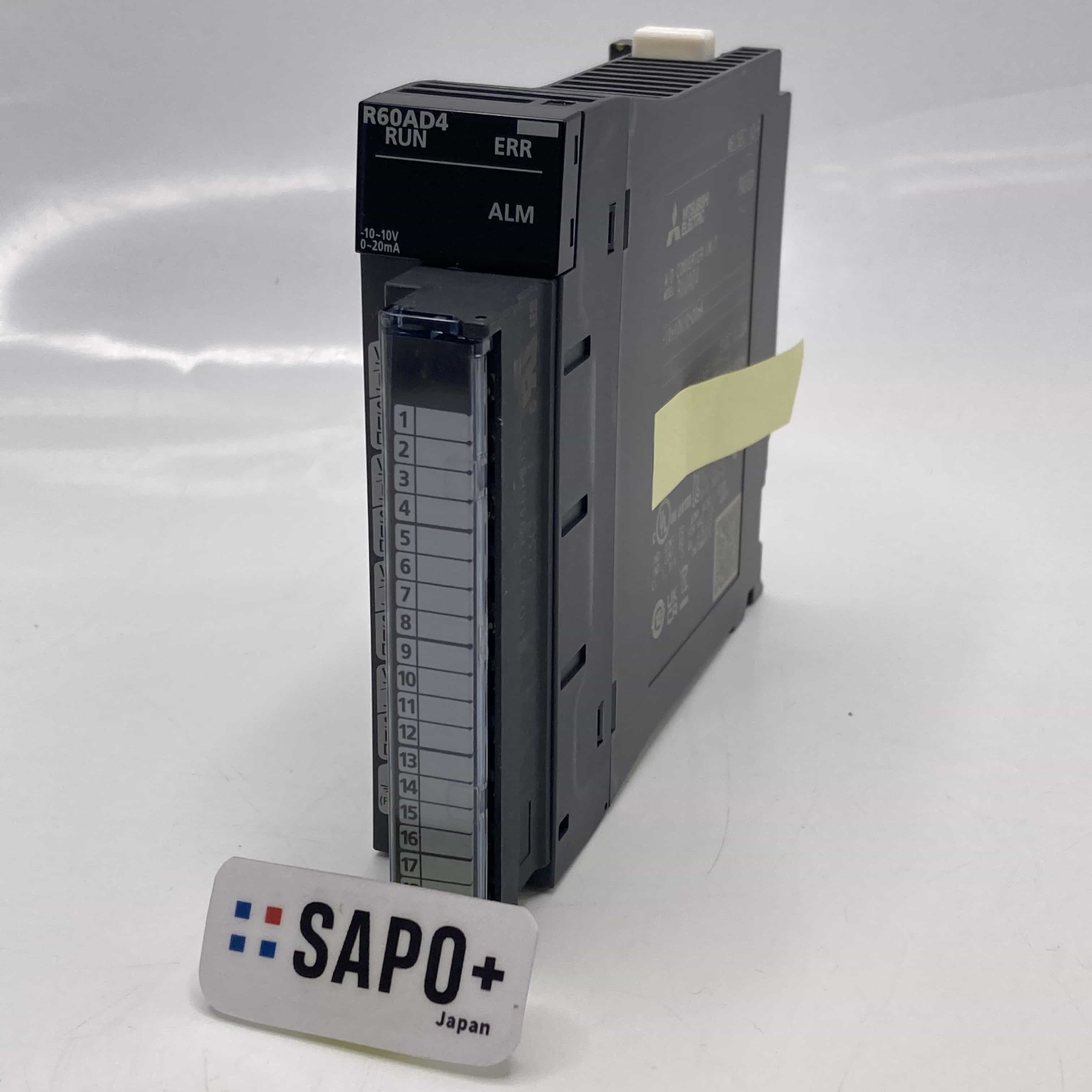 R60AD4 2023年製 美品/取付のみ MELSEC iQ-R アナログ入力ユニット 三菱電機