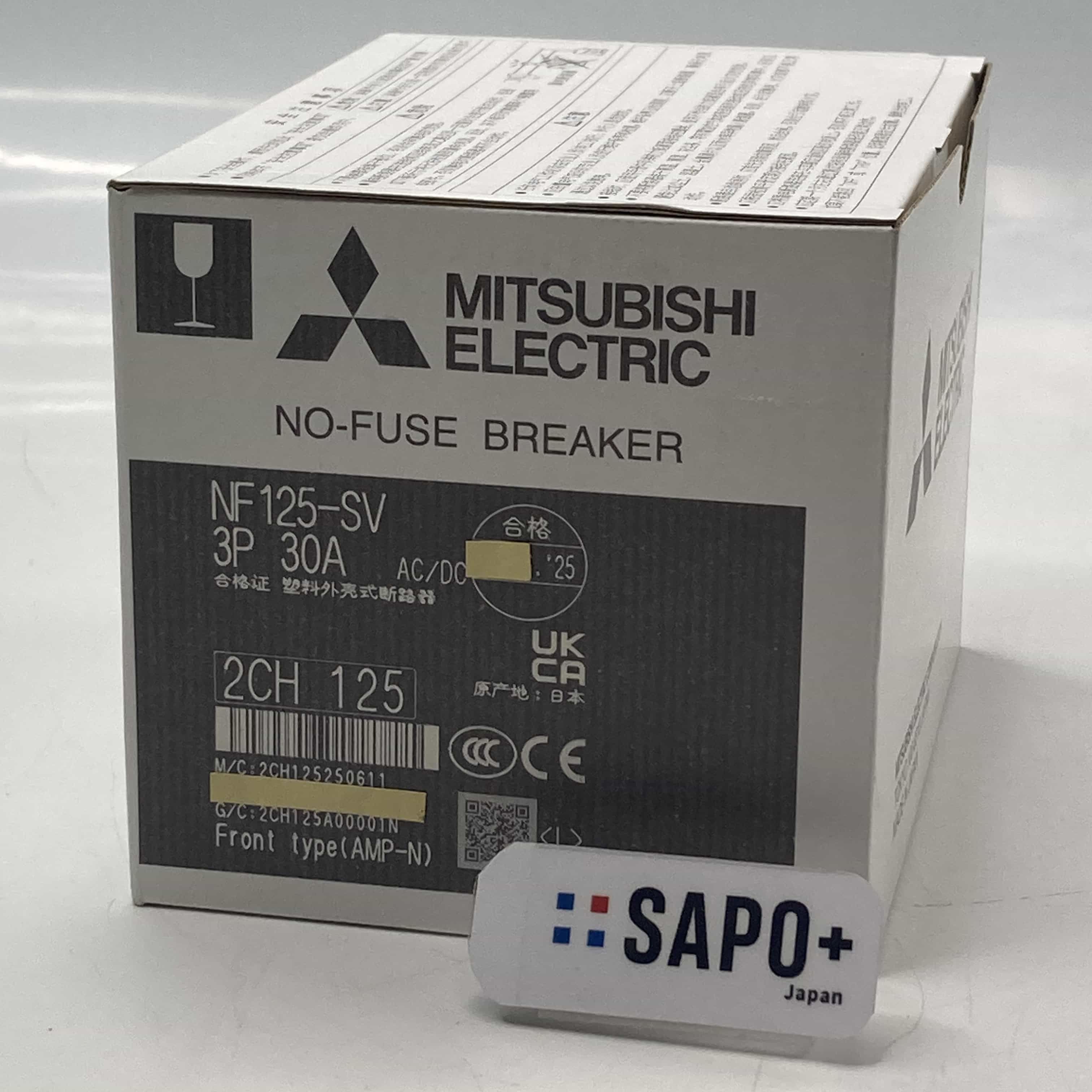 NF125-SV 3P 30A 2025年製 箱汚れ有 サーキットブレーカ 三菱電機