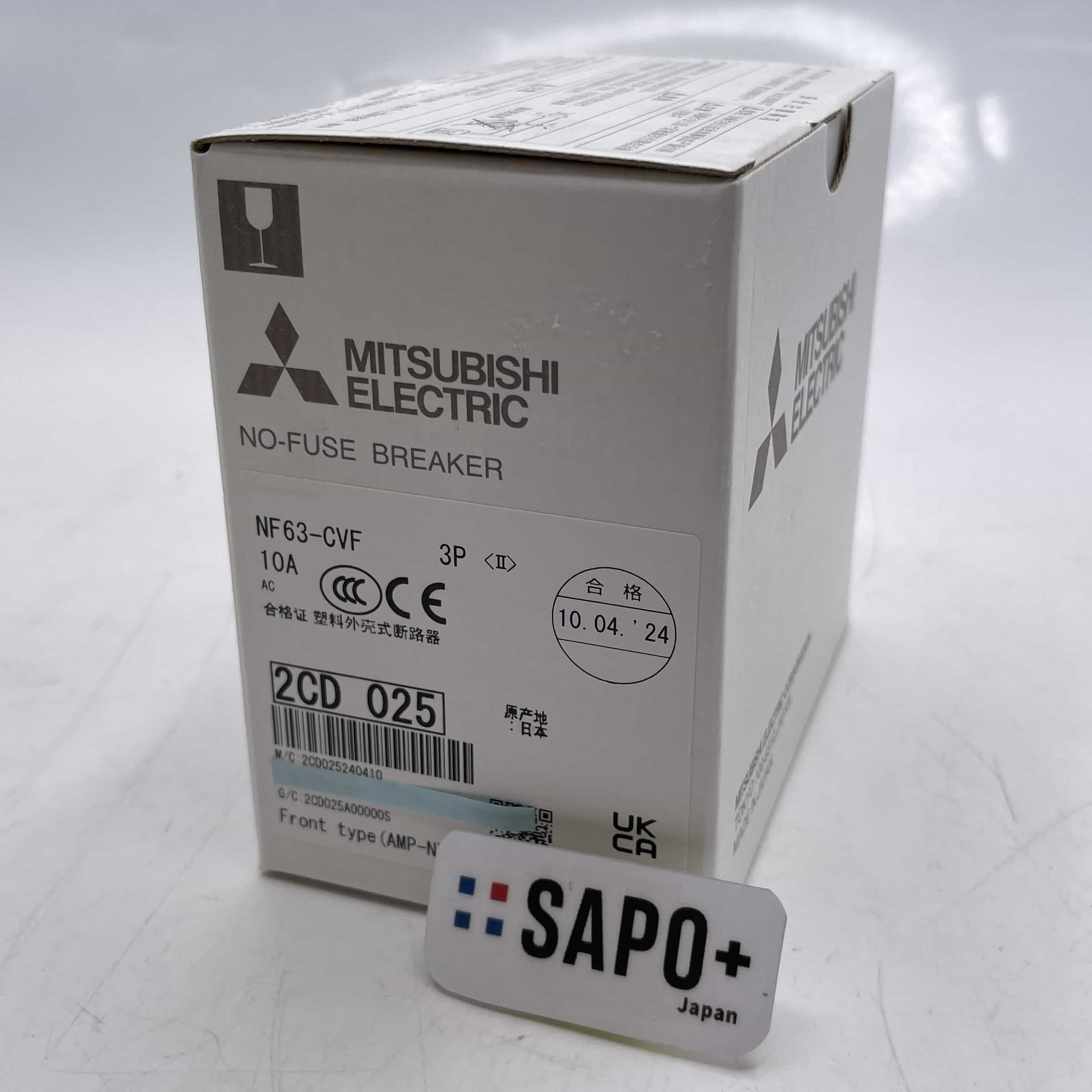 NF63-CVF 3P 10A 2024年製 箱破れ有 サーキットブレーカ 三菱電機