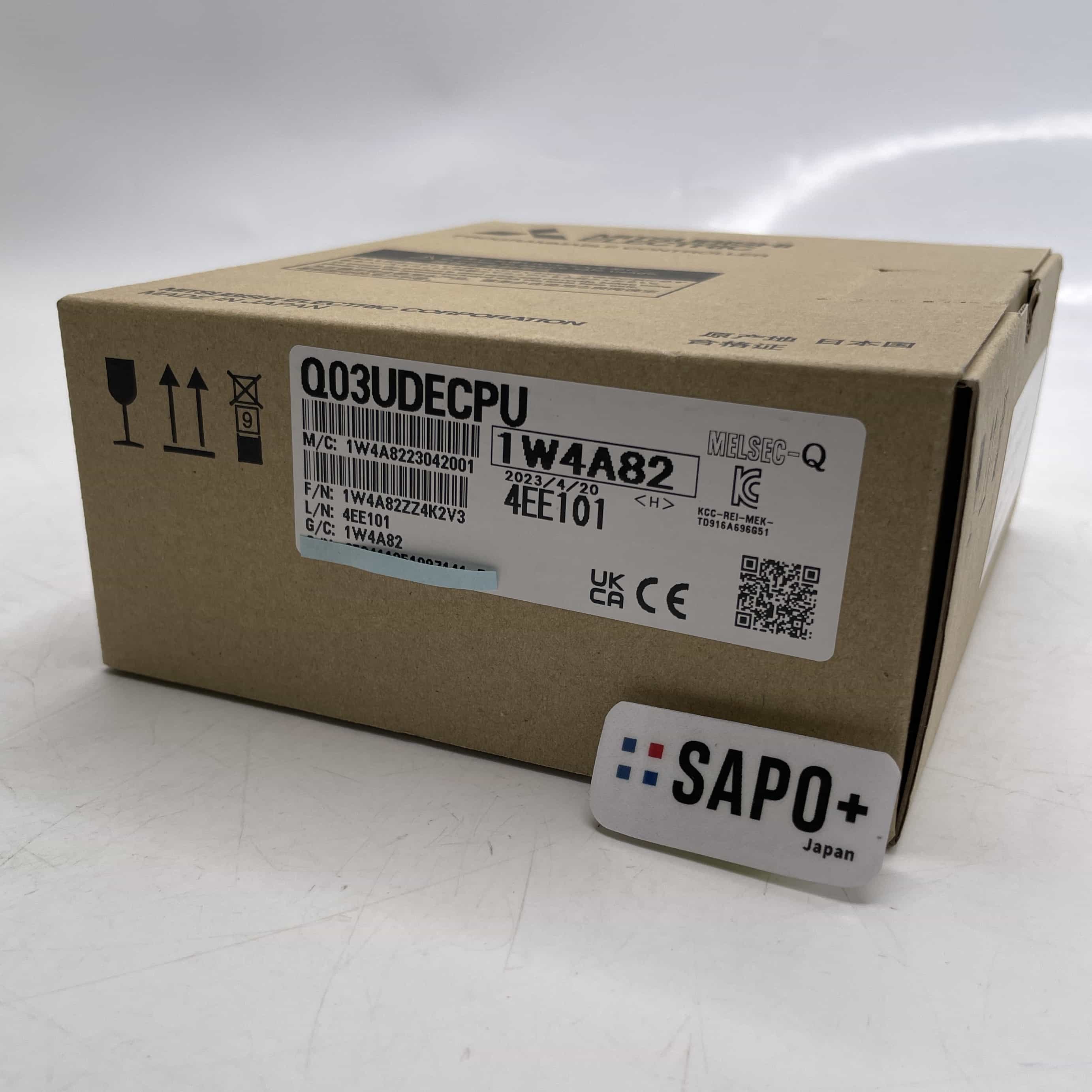 Q03UDECPU 2023年製 テープ付着跡有 CPUユニット 三菱電機