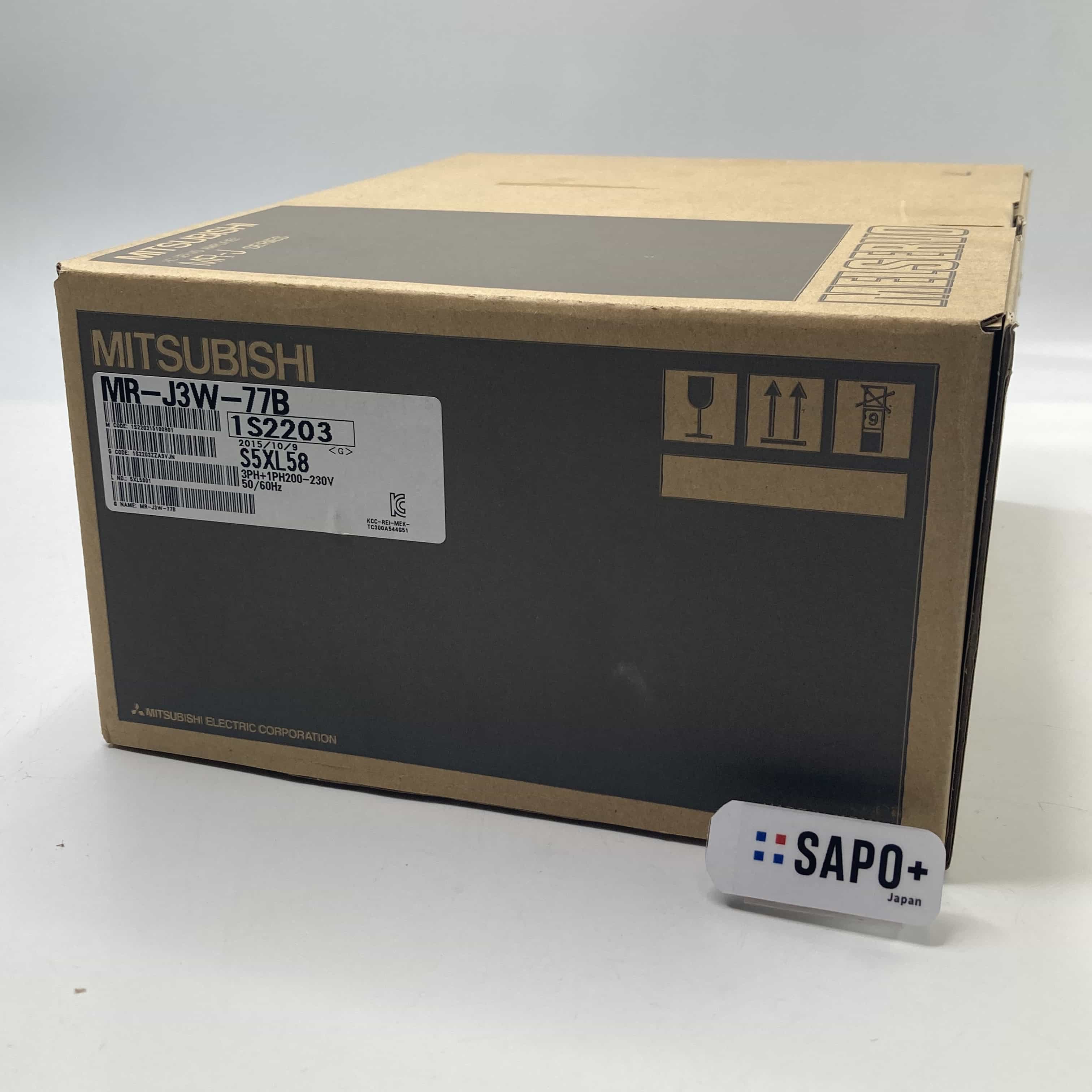 MR-J3W-77B 2015年製 テープ付着跡有 サーボアンプ 三菱電機