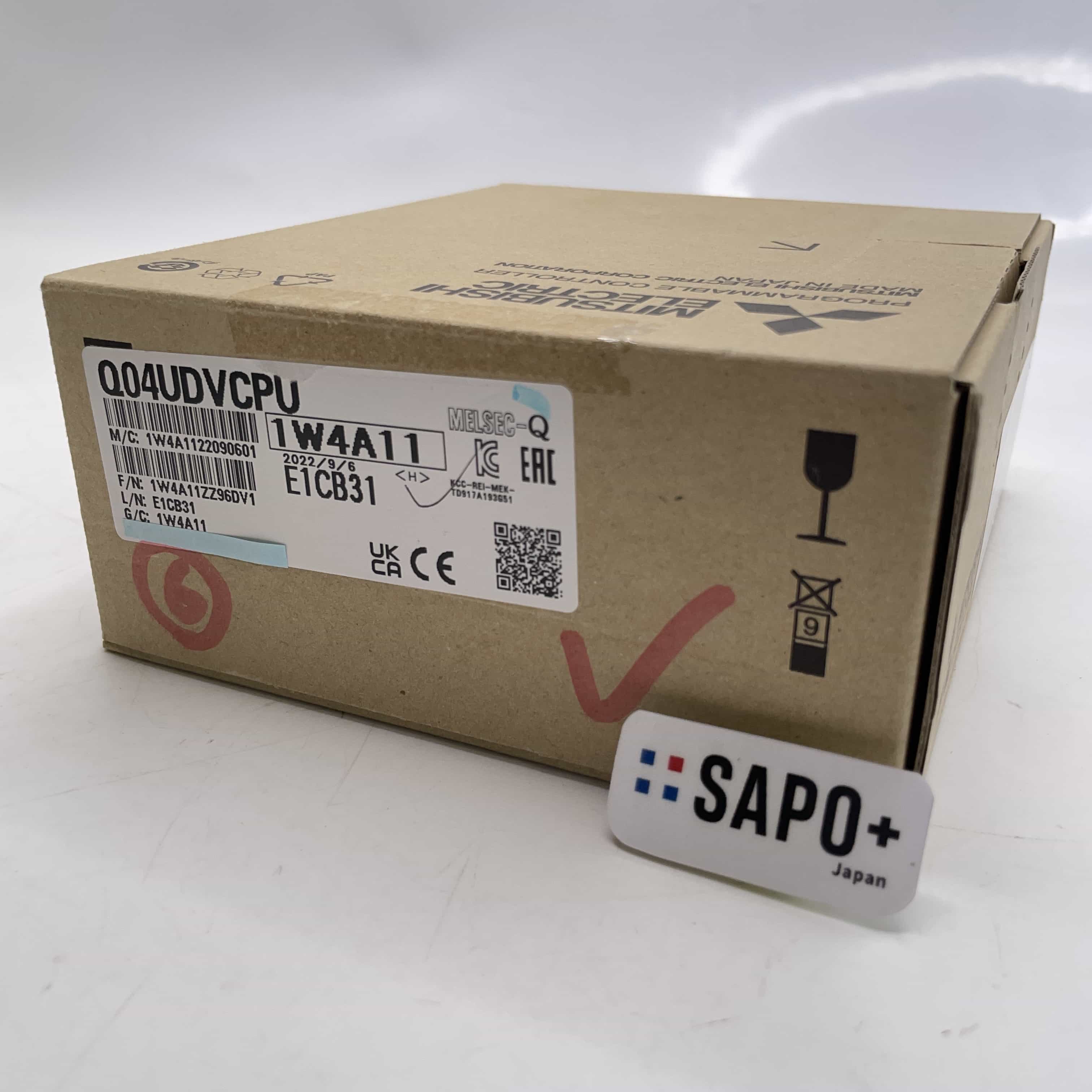 Q04UDVCPU 2022年製 印字有/テープ付着跡有 箱番号は選べません CPUユニット 三菱電機