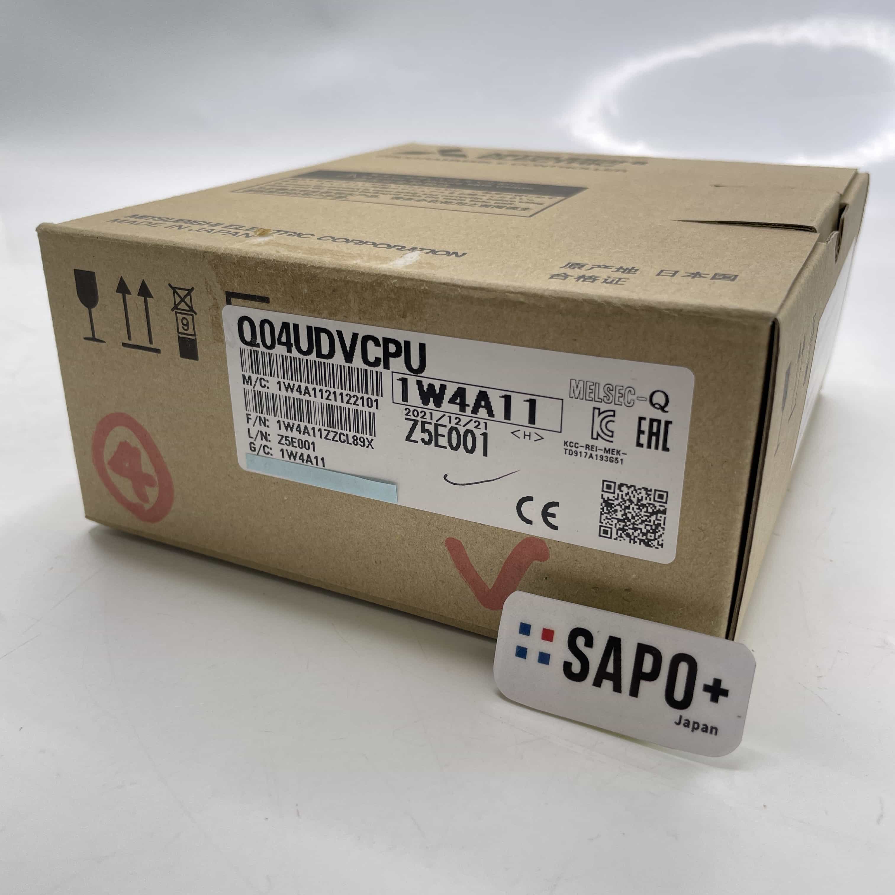 Q04UDVCPU 2021年製 箱破れ/印字有/テープ付着跡有 CPUユニット 三菱電機